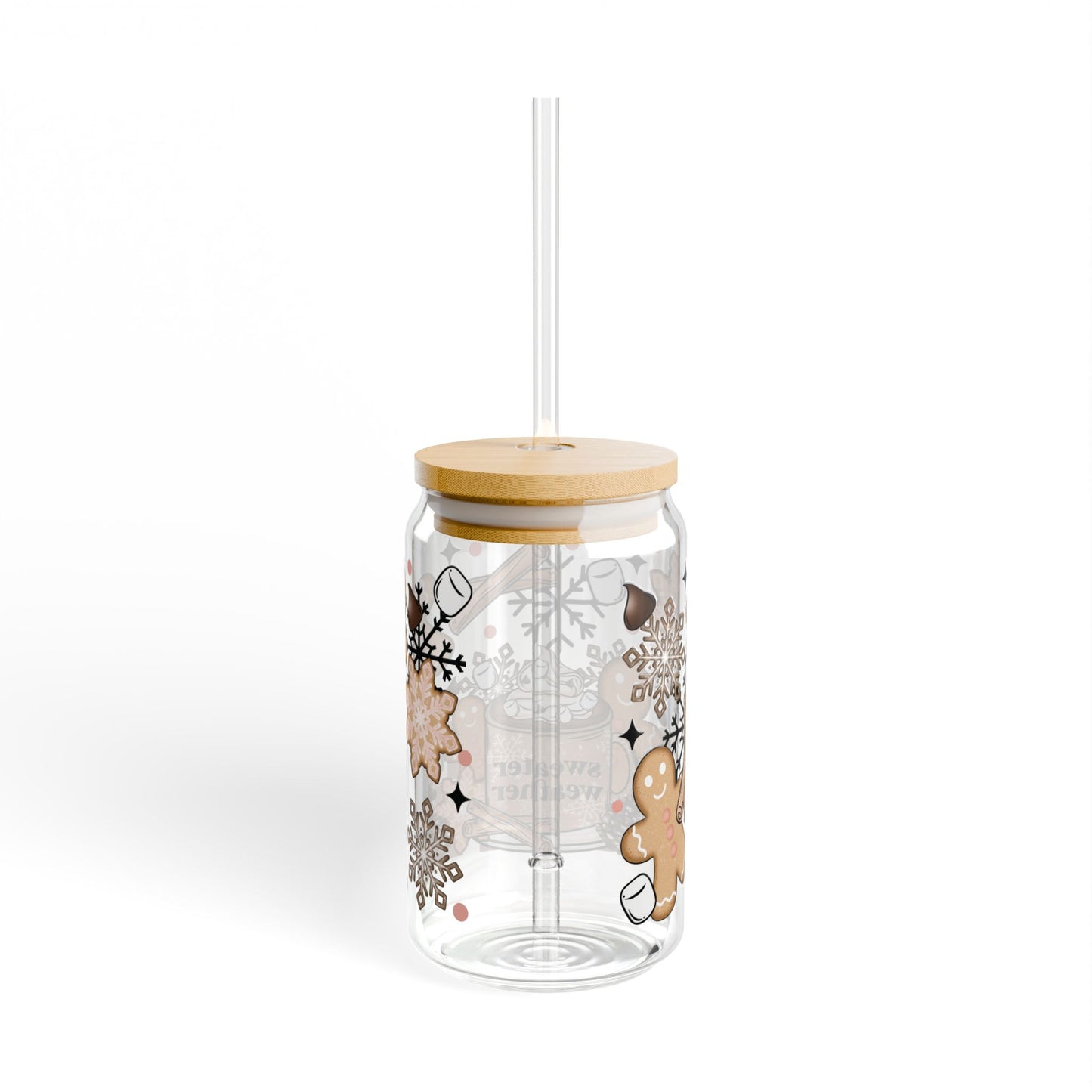 Sweater Weather Sipper Glass, 16oz