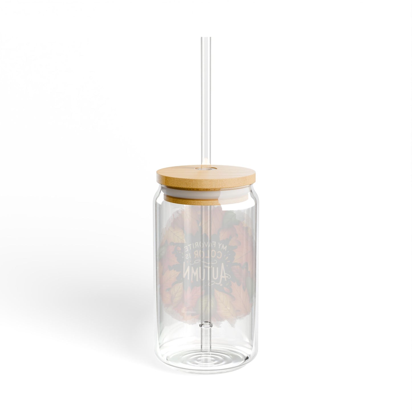 My Favorite Color is Autumn Sipper Glass, 16oz