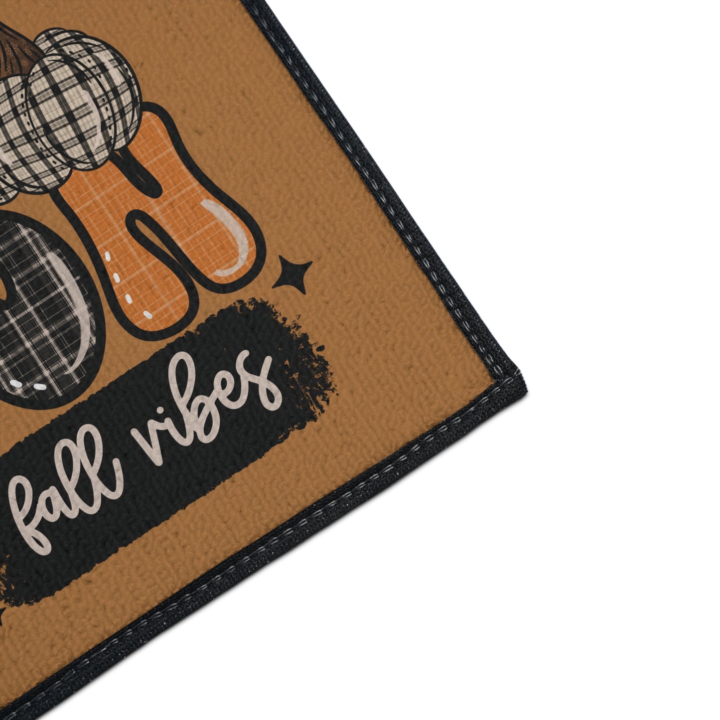 Cozy Season Fall Vibes Floor Mat, Durable Entrance Rug, Autumn Decor, Home Welcome Mat, Pumpkin Welcome Mat, Seasonal Floor Mat