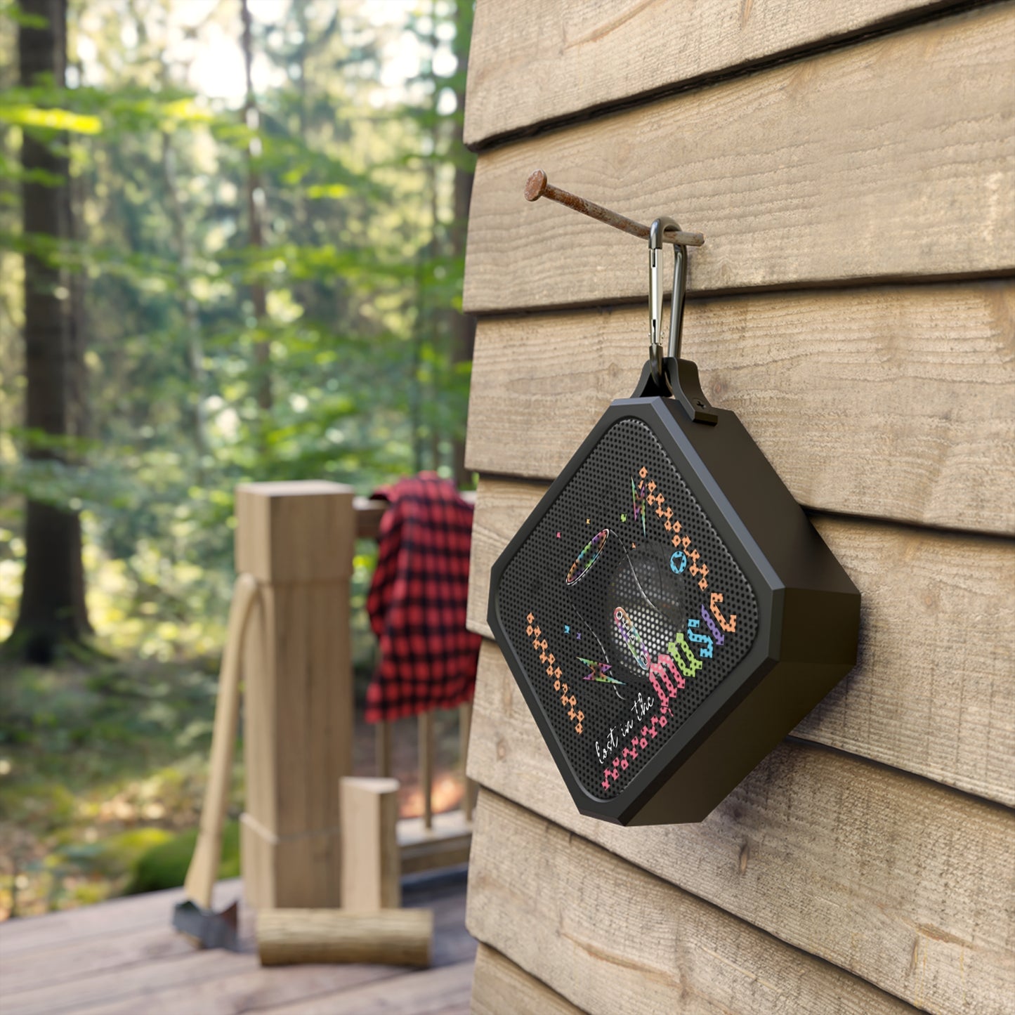 Outdoor Waterproof Bluetooth Speaker - "Lost in the Music" Design