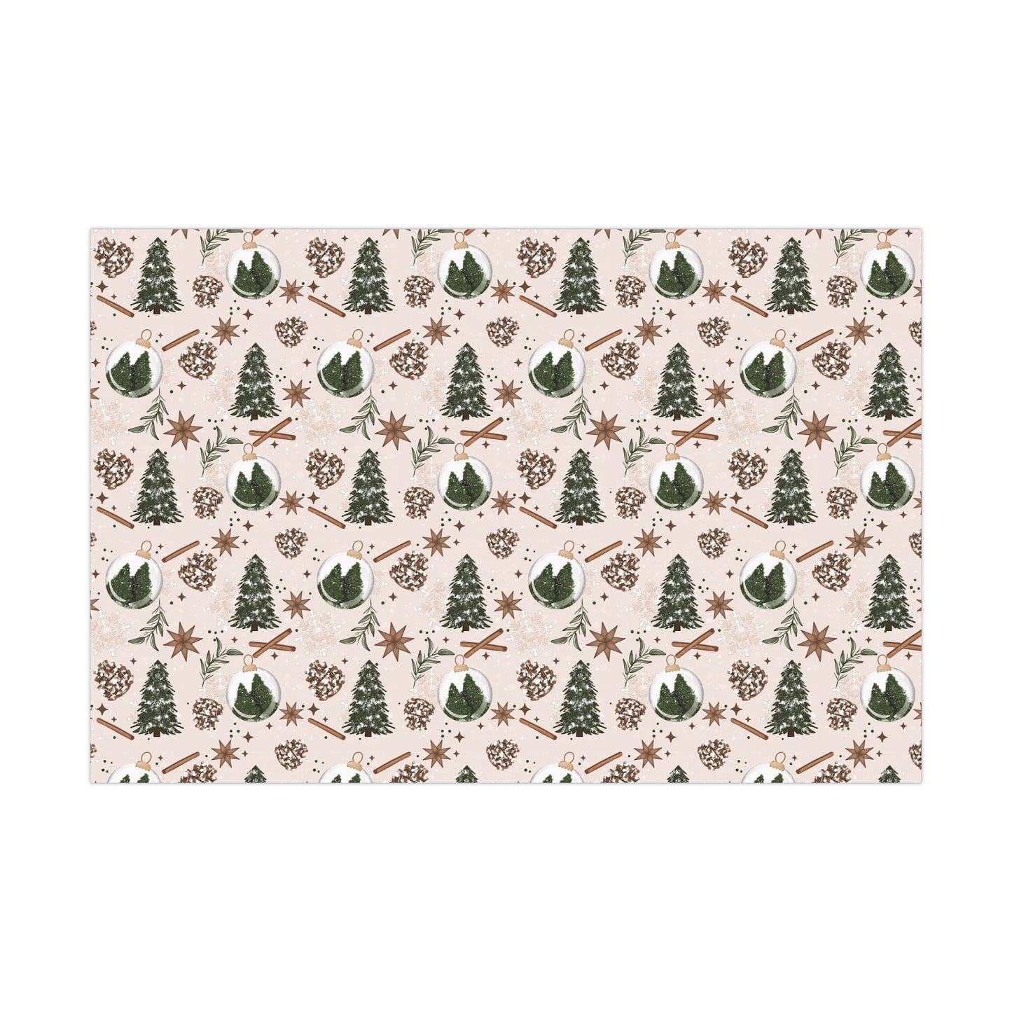 Cinnamon Trees Gift Wrap Papers