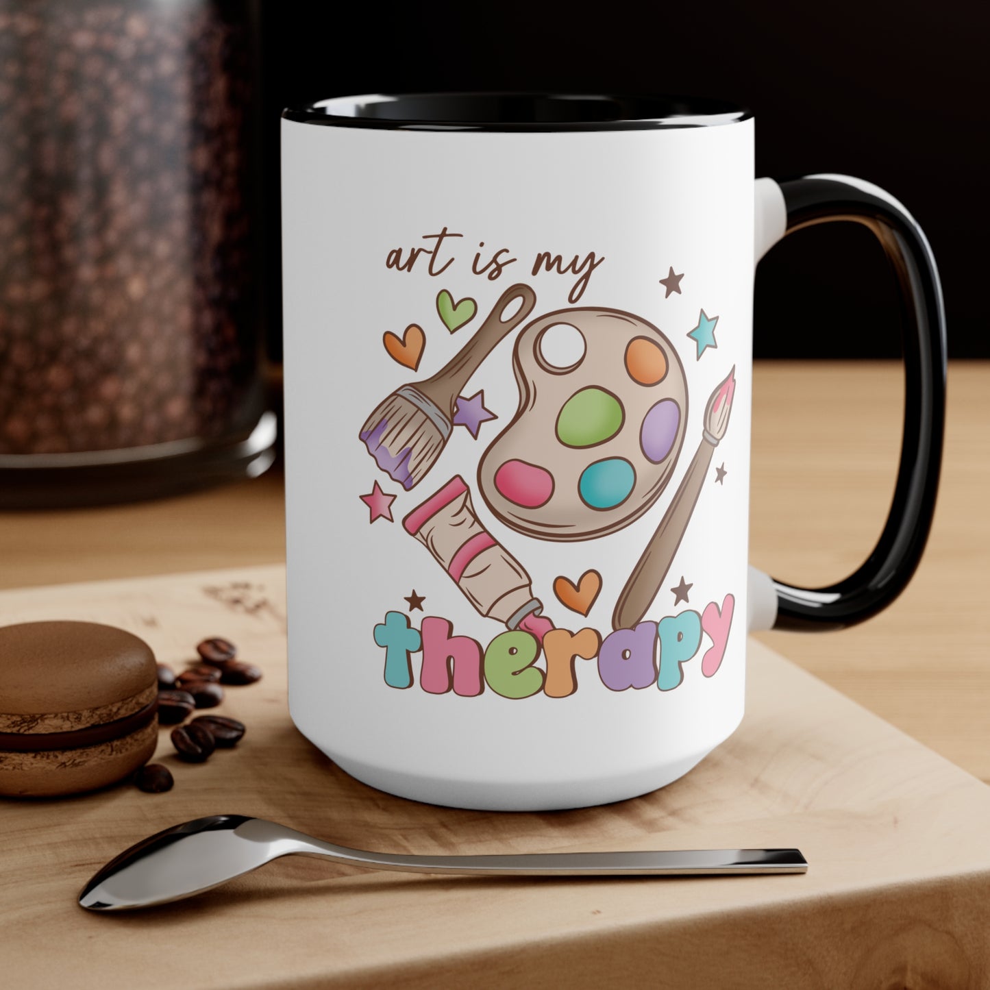 Art is my Therapy 15oz Mug