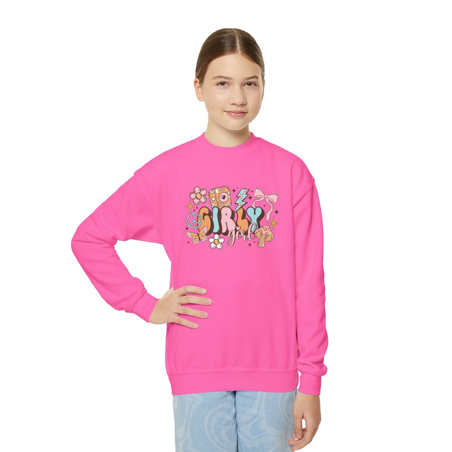 Girly Girl Crewneck Sweatshirt