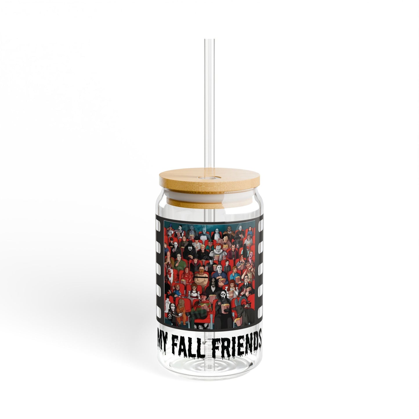 My Fall Friends Sipper Glass, 16oz