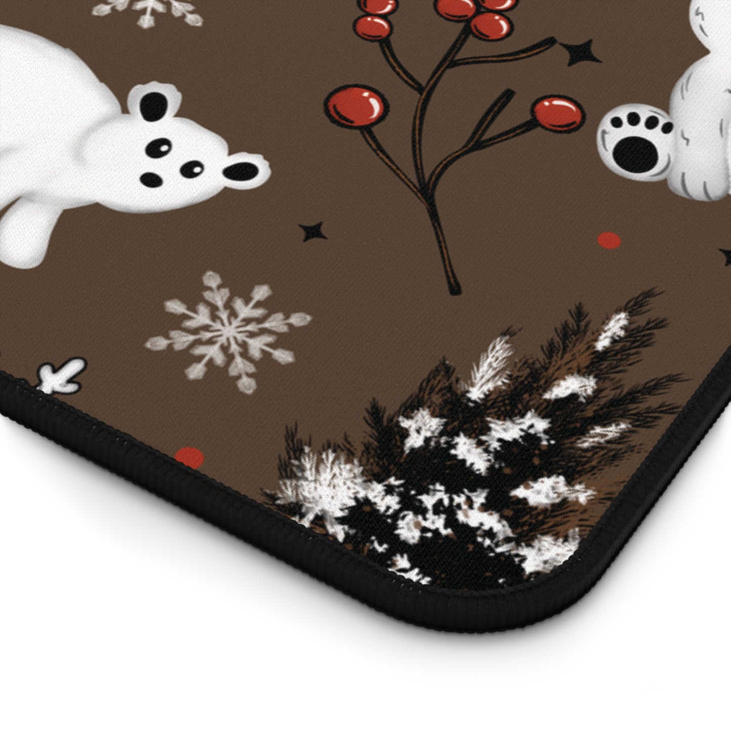 Hello Winter Desk Mat