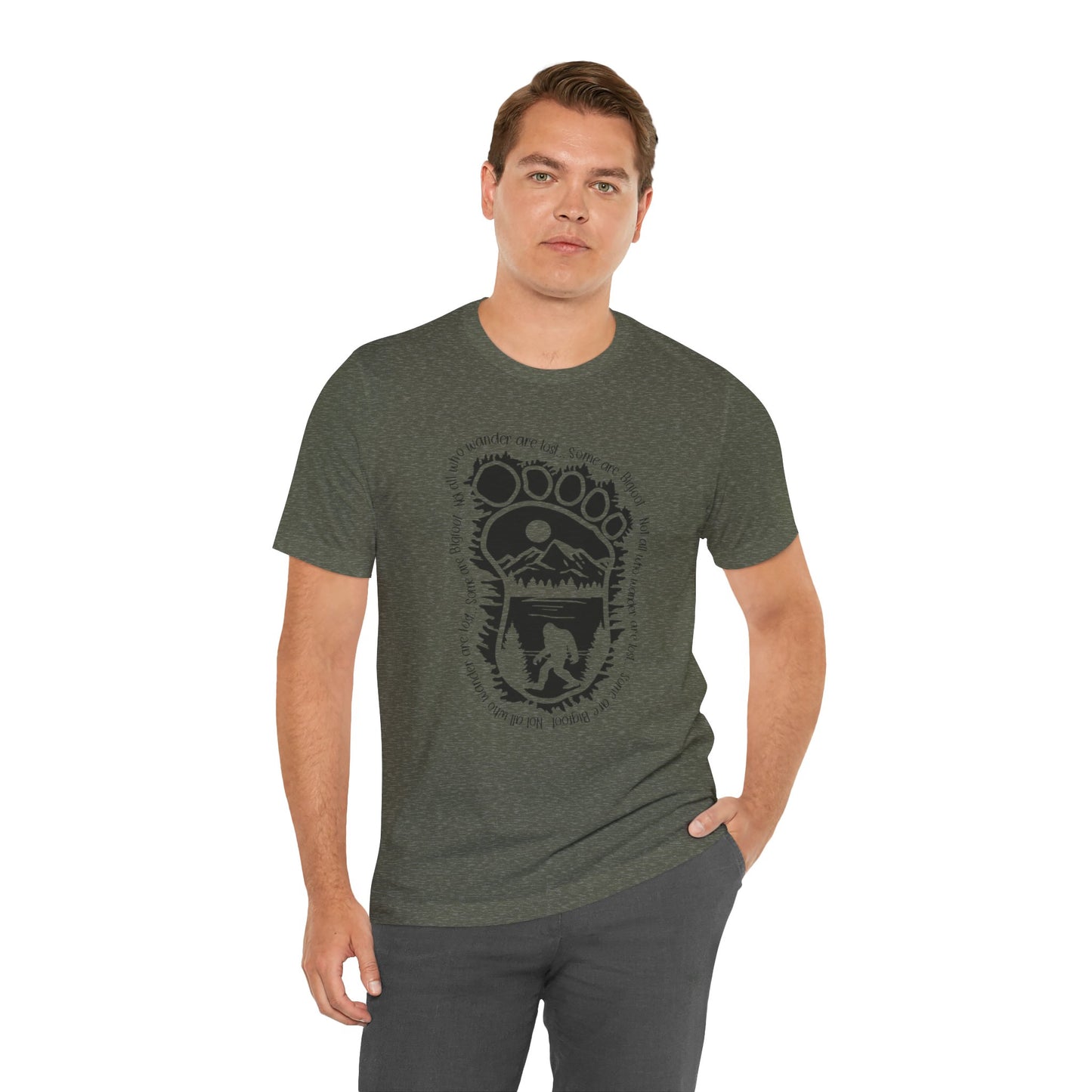 Not All Who Wander Unisex Jersey Tee - Explore Nature, Hiking Shirt