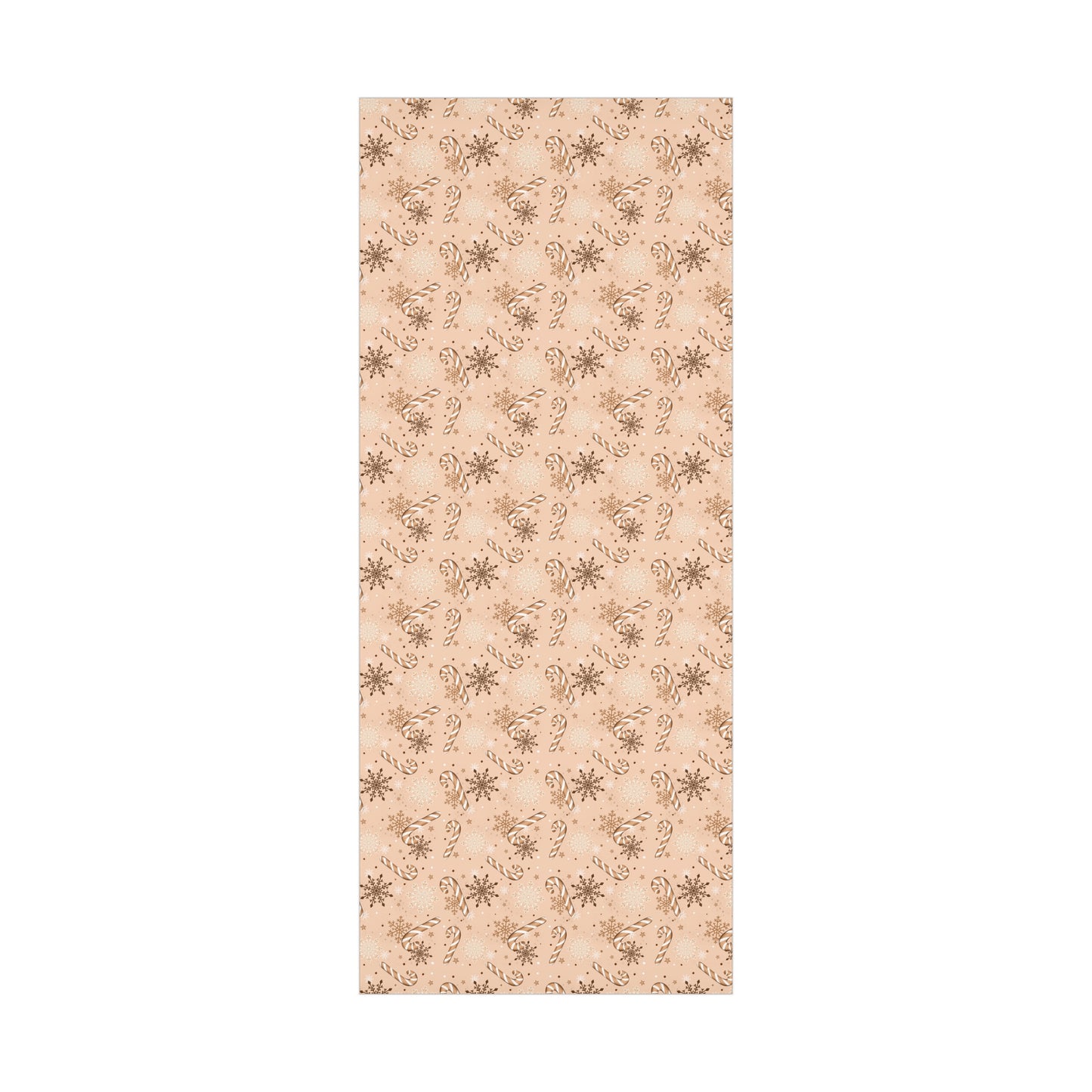 Candy Canes and Snowflakes Gift Wrap Papers