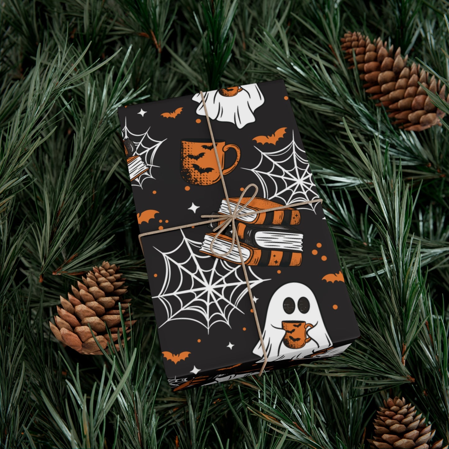 Ghosts and Books Gift Wrap Papers