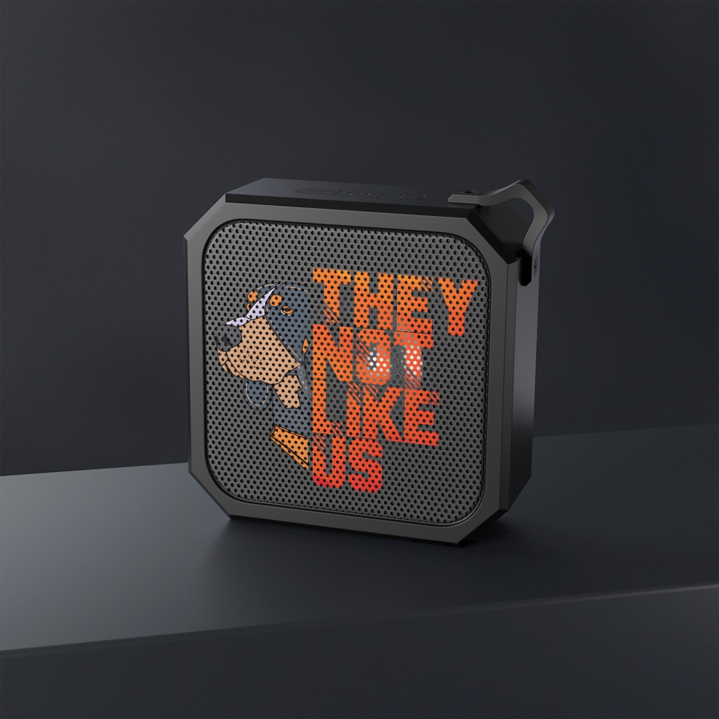 Outdoor Waterproof Bluetooth Speaker - "They Not Like Us" Design