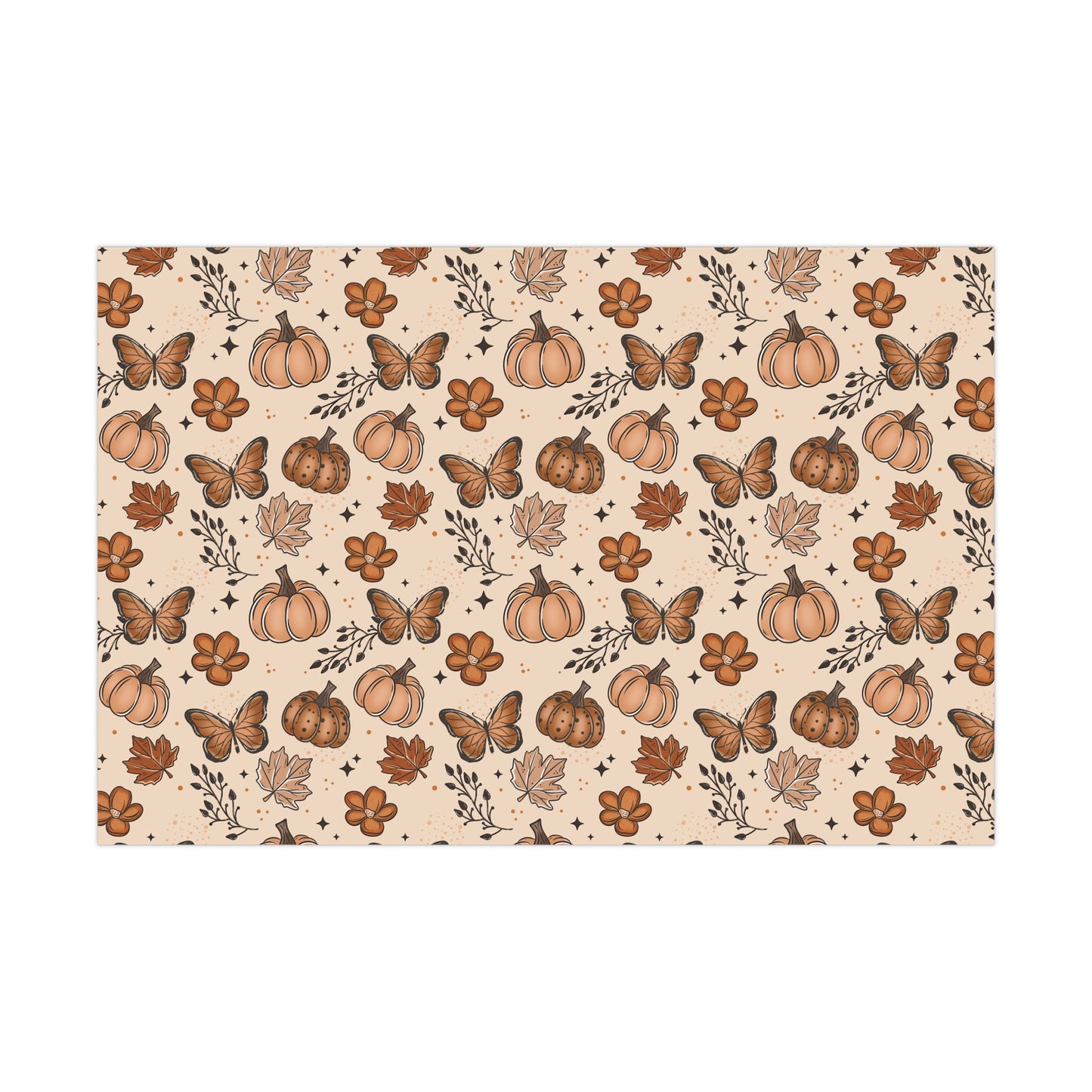 Fall Leaves Gift Wrap Papers