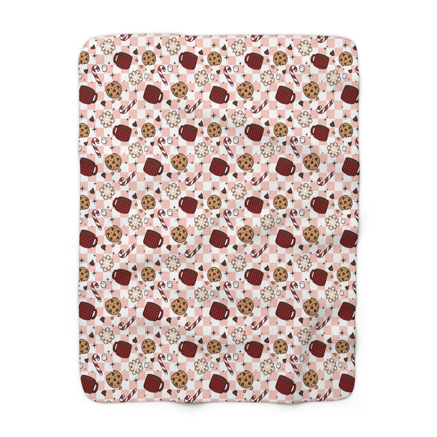 Cookies and Cocoa Sherpa Fleece Blanket