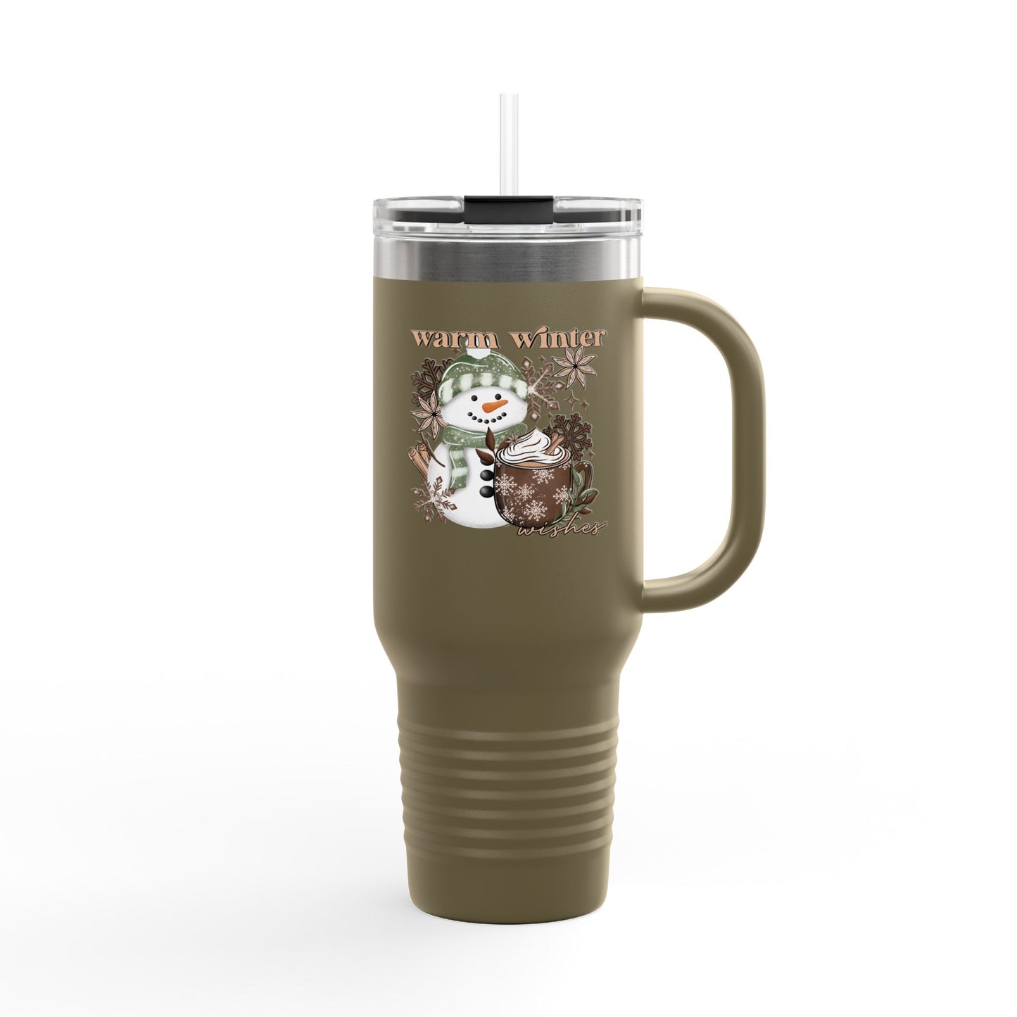 Warm Wishes Snowman Crewneck and 40oz Insulated Tumblr Bundle