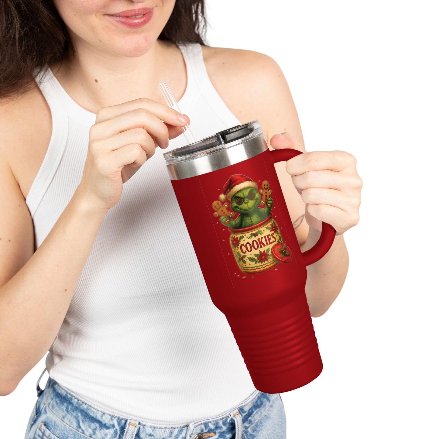 Voo Doo Cookie Stealer Crewneck and 40oz Insulated Tumblr Bundle