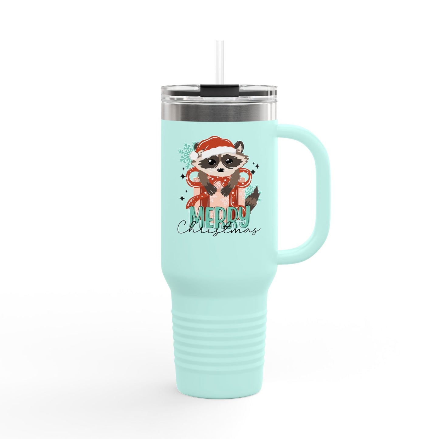 Feral Merry Christmas Crewneck and 40oz Insulated Tumblr Bundle