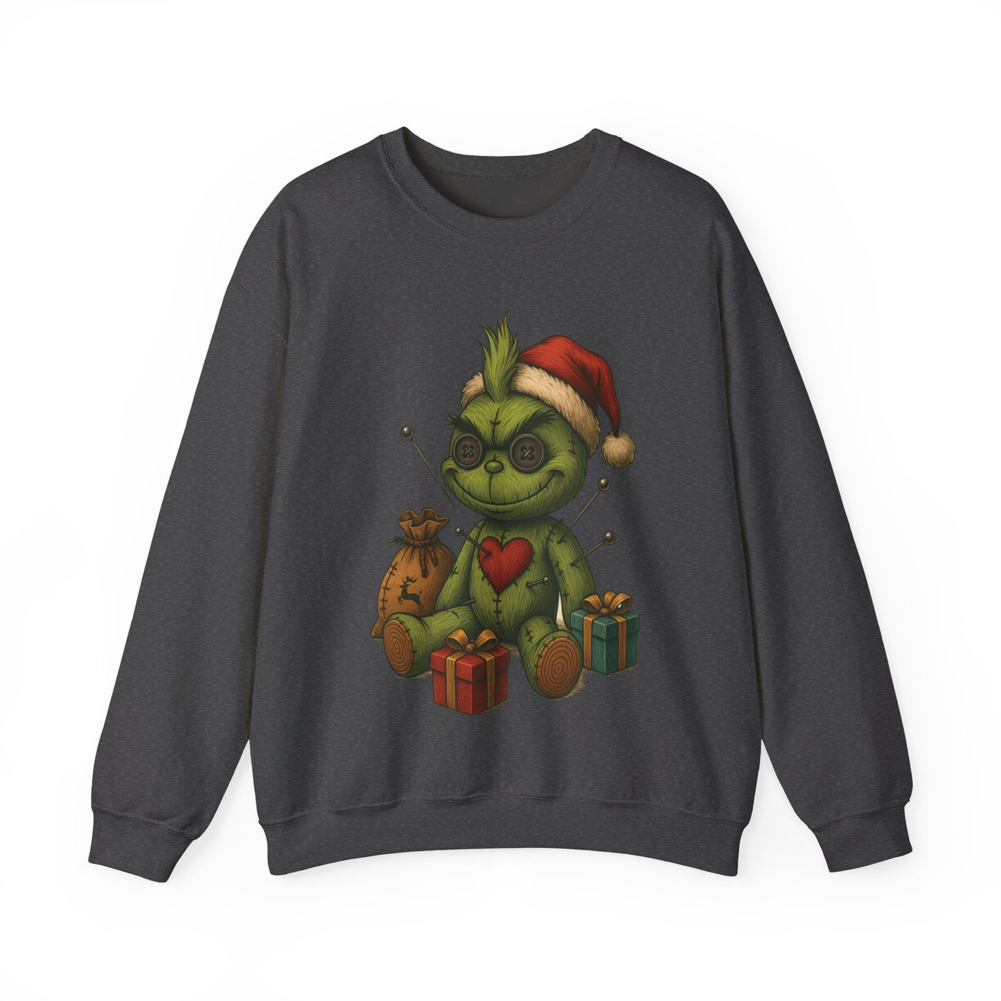 Voodoo Present Stealer Crewneck Sweatshirt, Christmas Sweatshirt, Unisex Pullover, Gift for Friends