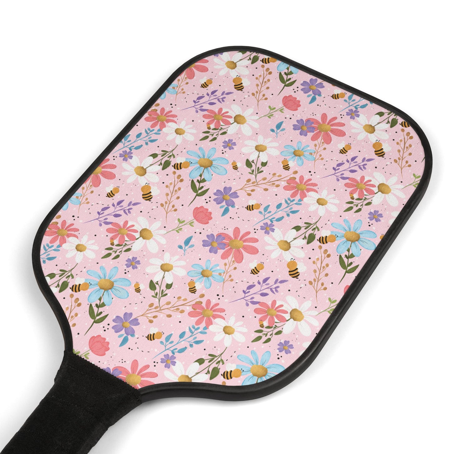 Wildflowers & Bees Pickleball Paddle Set with Balls