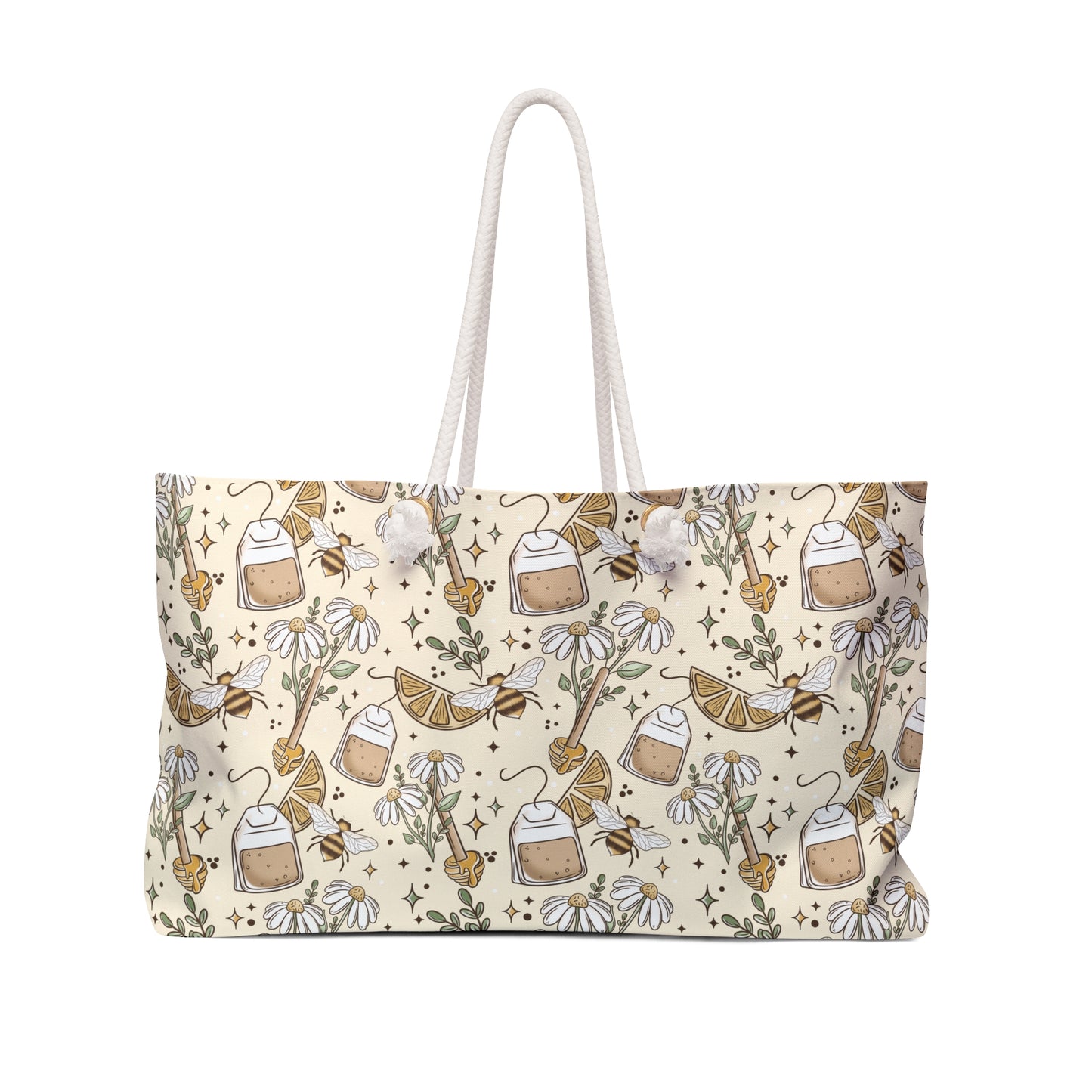 Bees & Honey Weekender Bag - Eco-Friendly Travel Tote