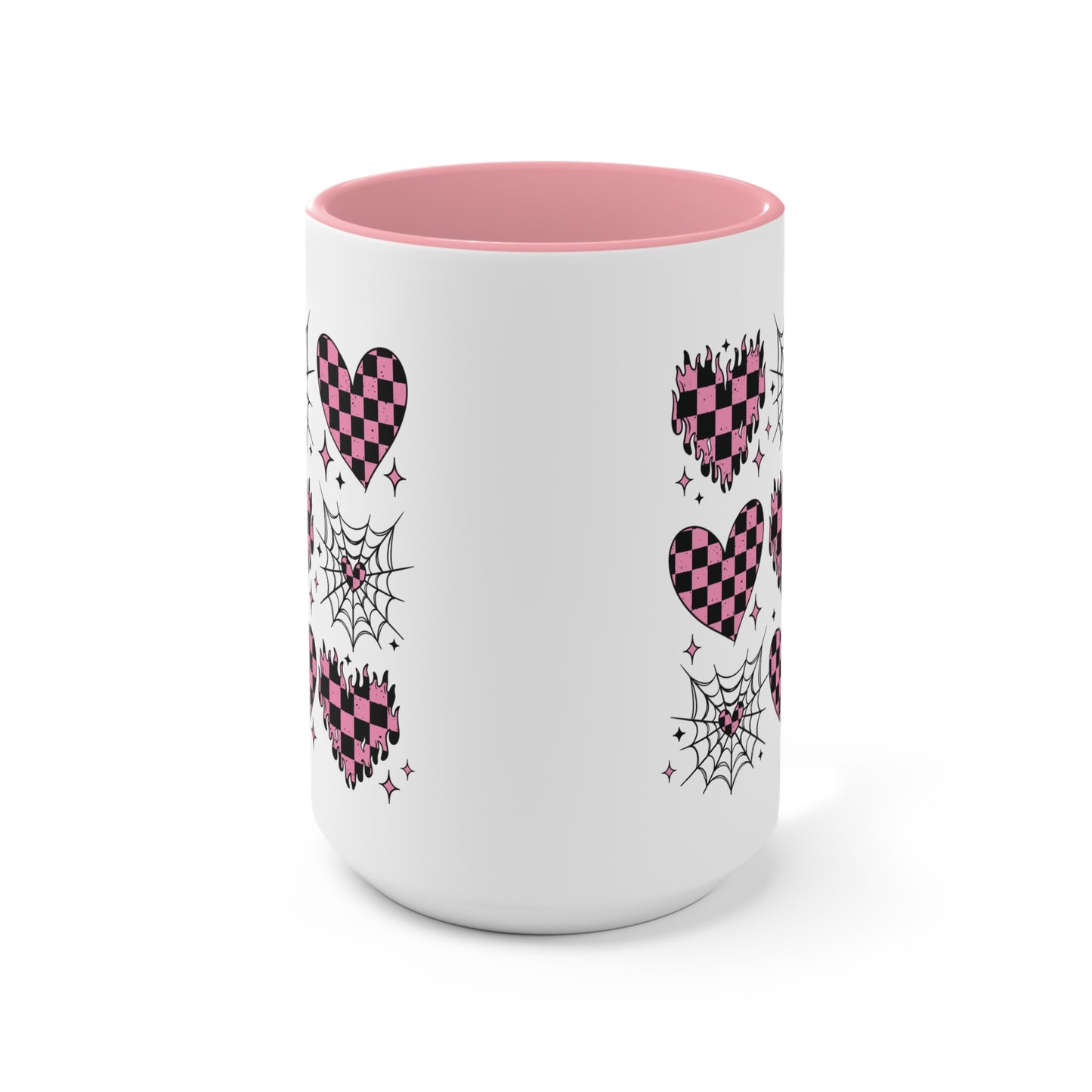 Checkered Hearts 15oz Mug