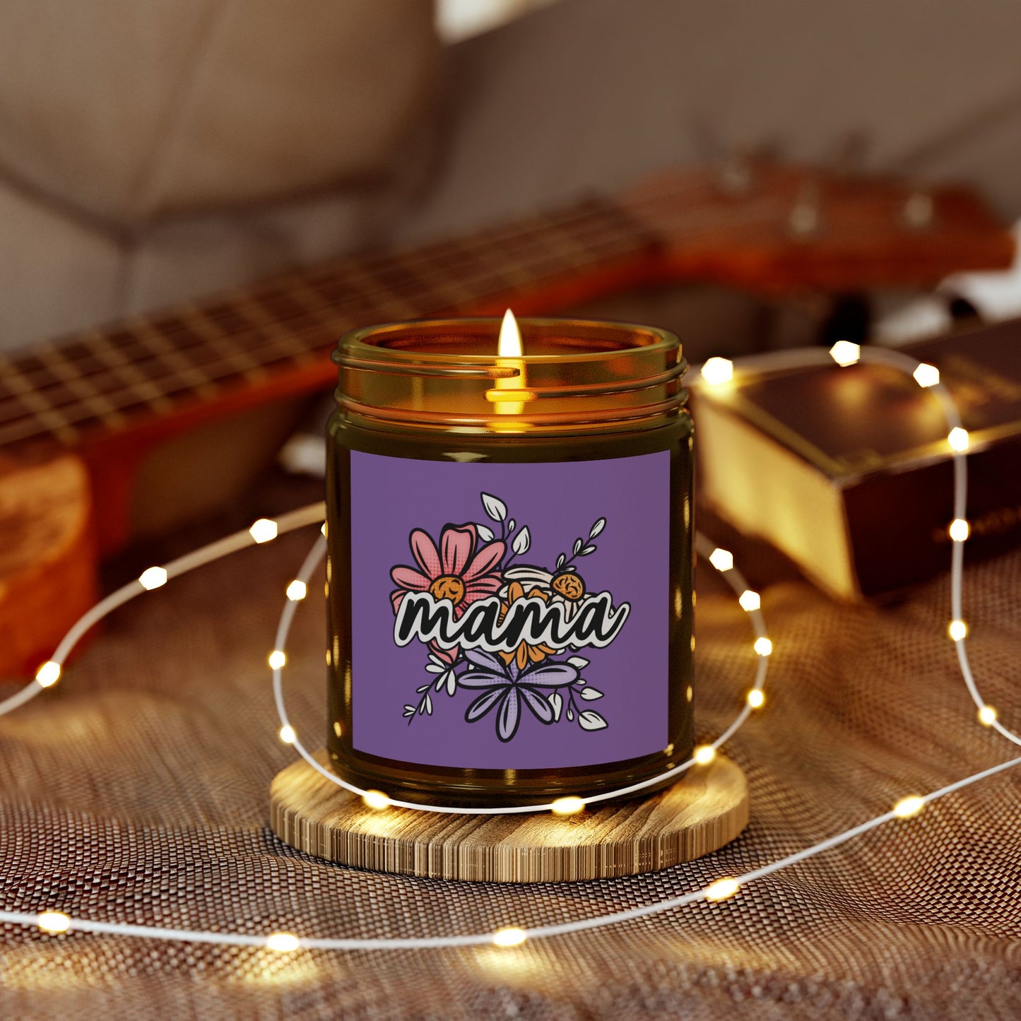 Mama Spring Scented Candle – Coconut Apricot Wax (9oz)