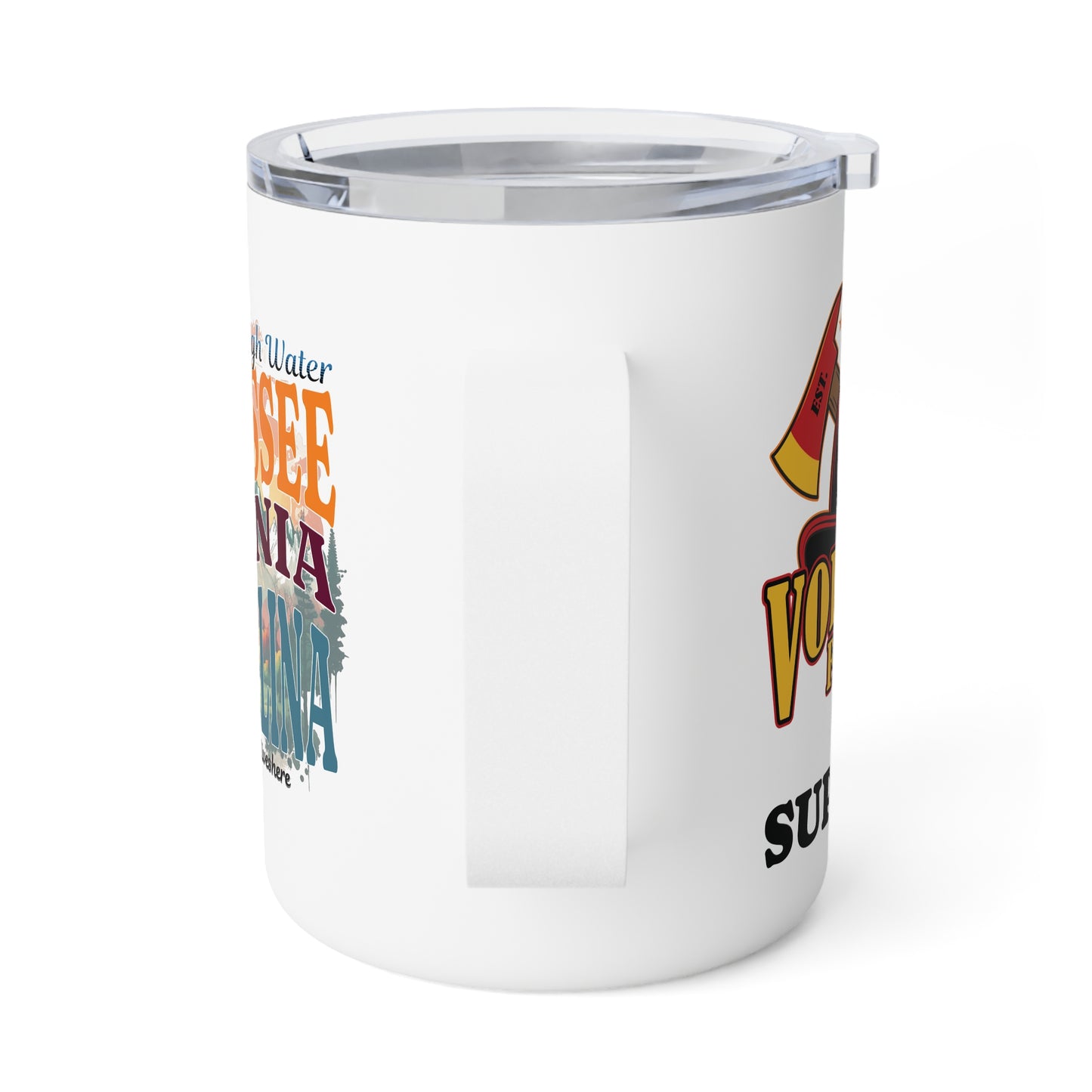 Elk Mills/Poga VFD Supporter Insulated Coffee Mug, 10oz