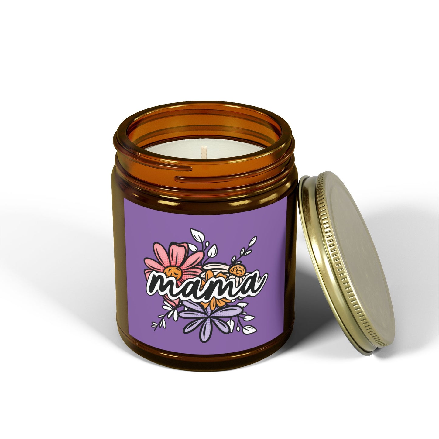Mama Spring Scented Candle – Coconut Apricot Wax (9oz)
