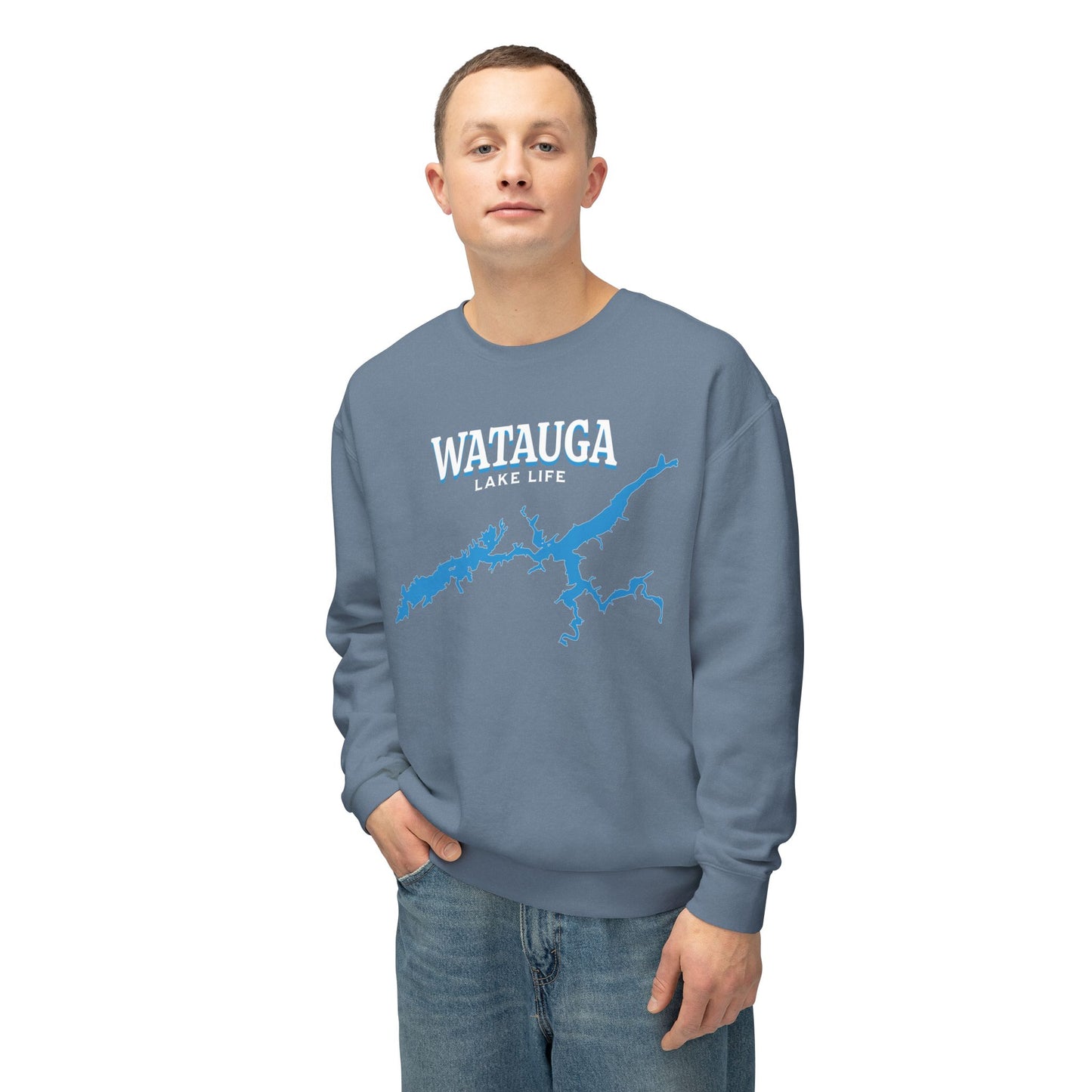 Watauga Lake Life Comfort Colors Crewneck
