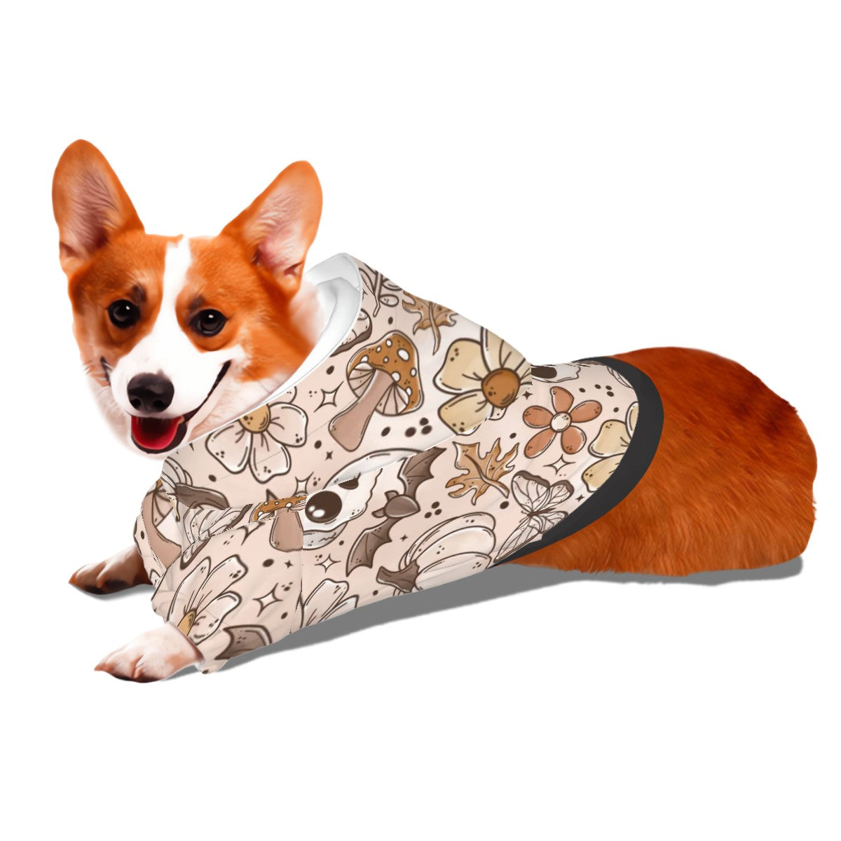 Boho Fall Small Dog Hoodie - Boho Fall Women's All Over Print Hoodie (optional)