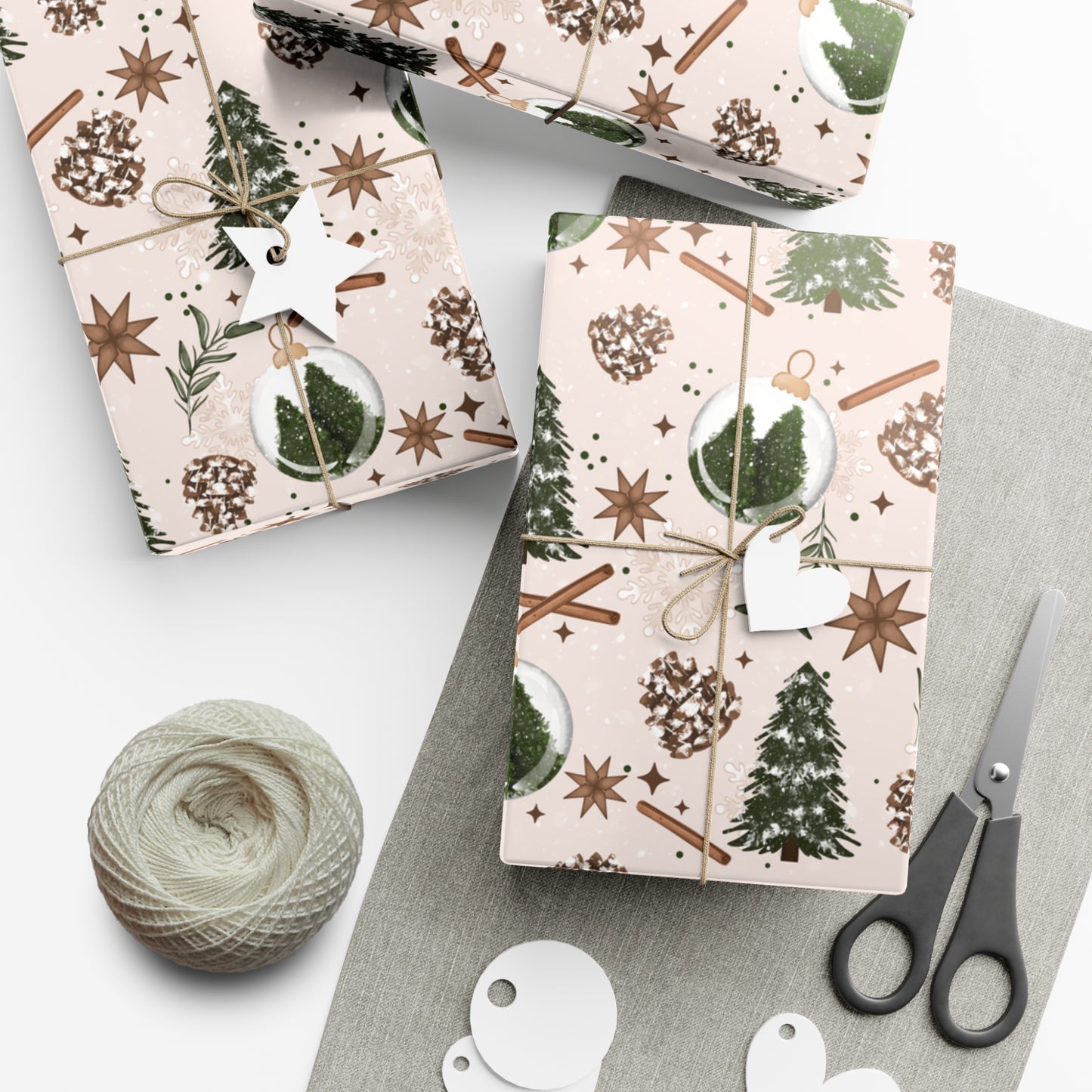 Cinnamon Trees Gift Wrap Papers