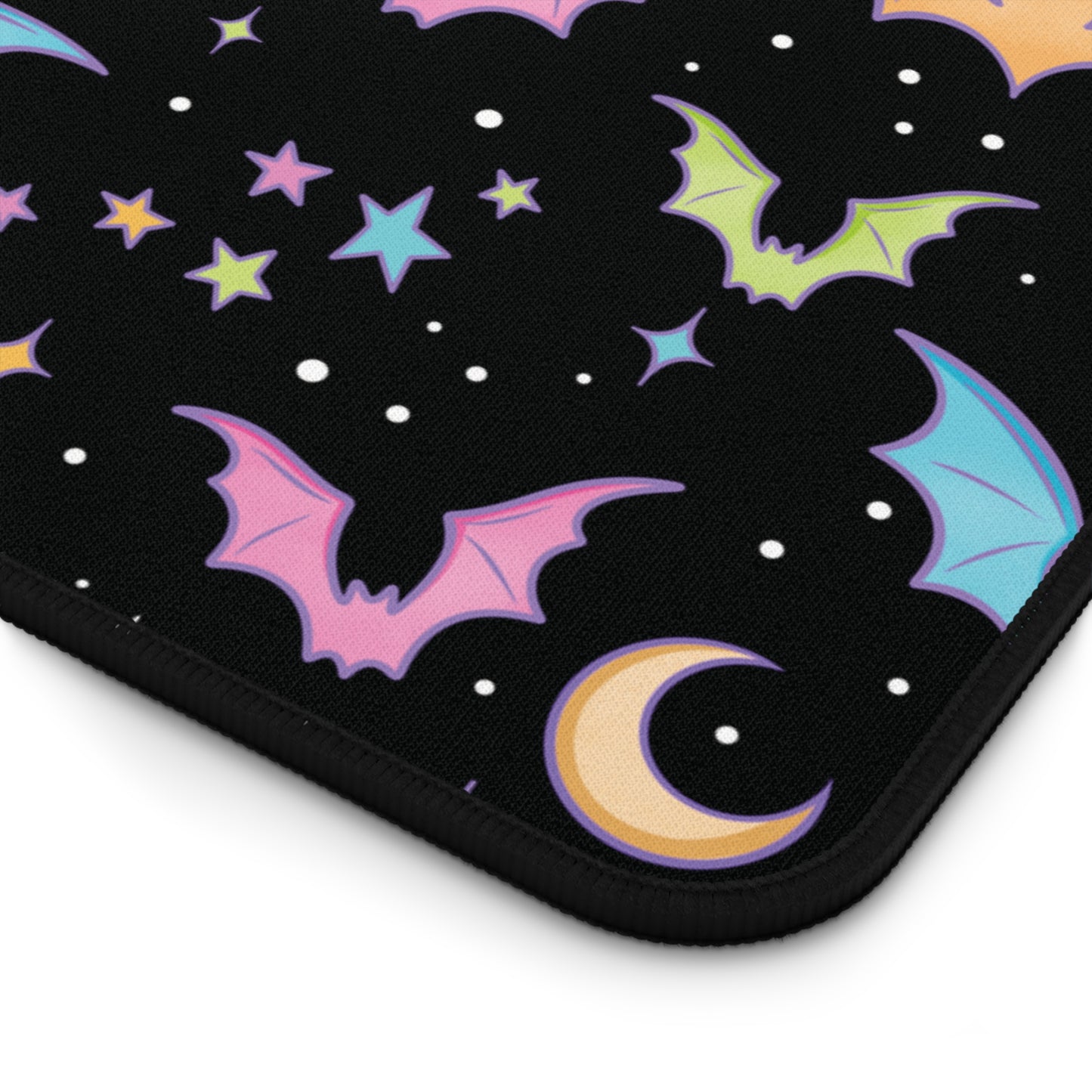 Rainbow Bats Desk Mat