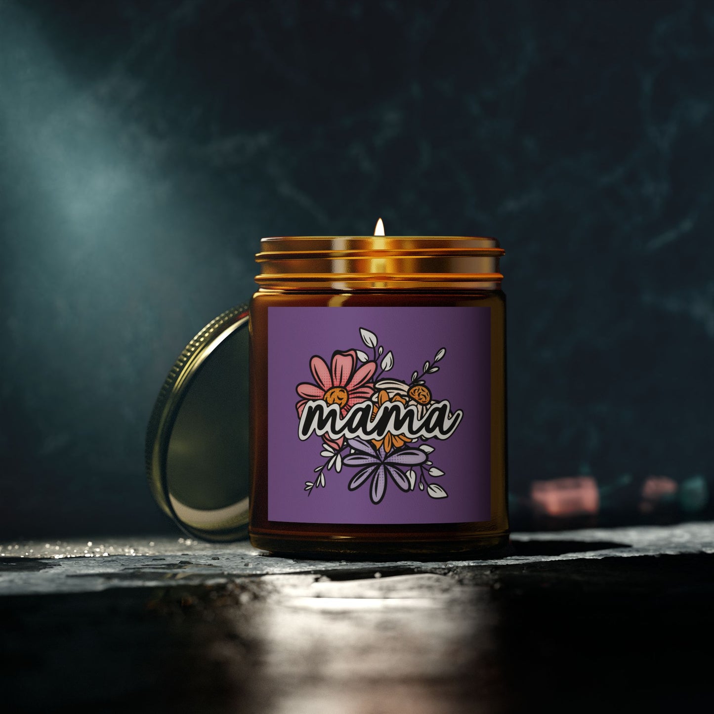 Mama Spring Scented Candle – Coconut Apricot Wax (9oz)