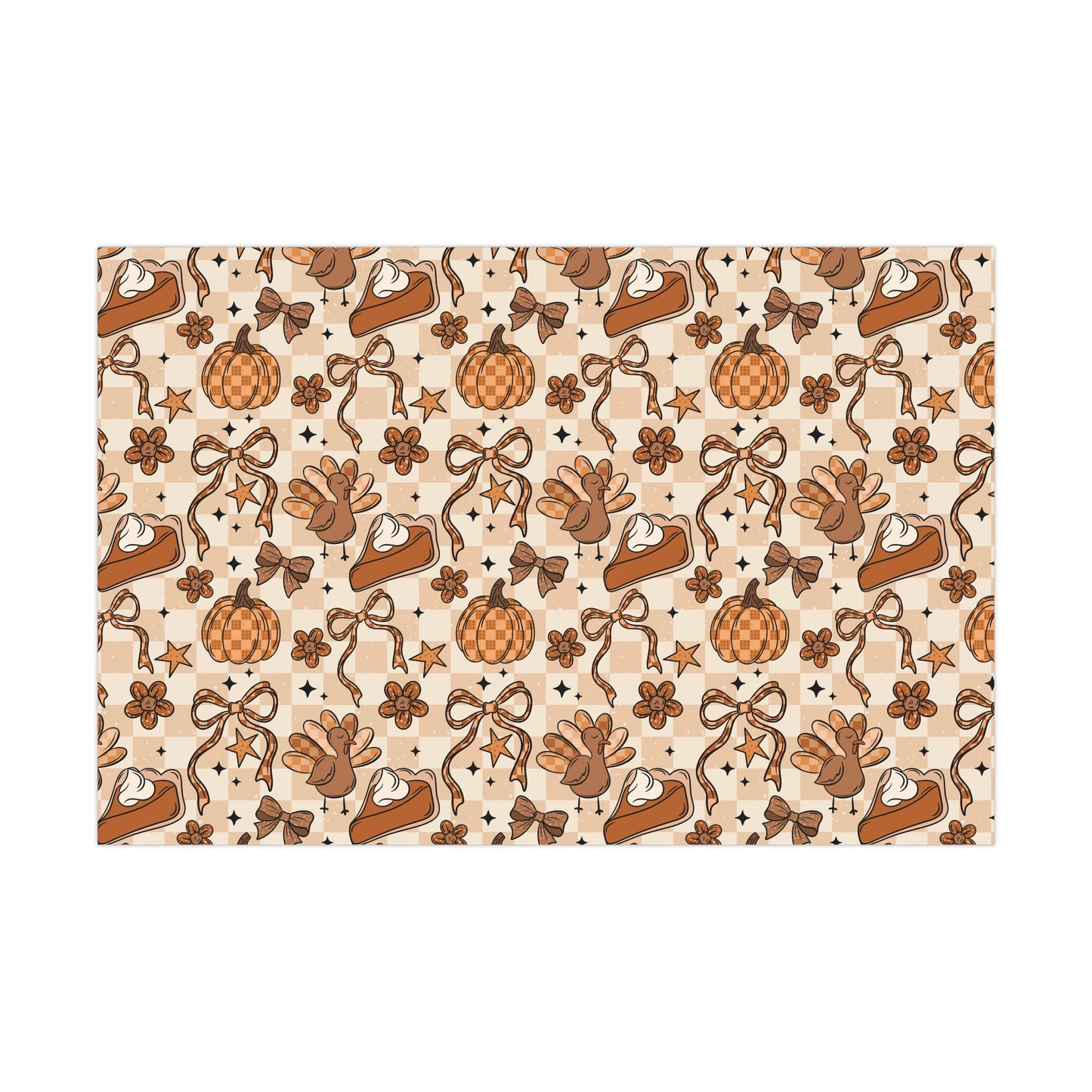 Thanksgiving Vibes Gift Wrap Papers