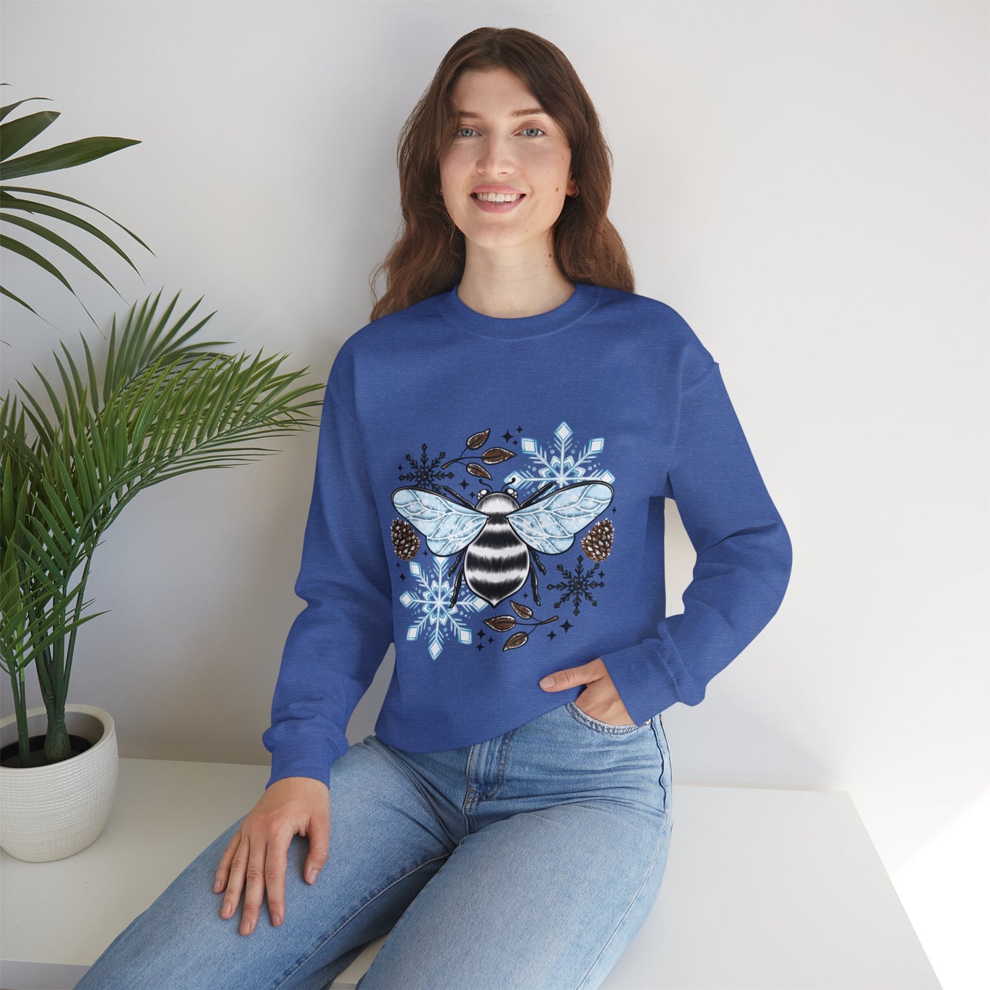 Winter Bee Crewneck and 40oz Insulated Tumblr Bundle