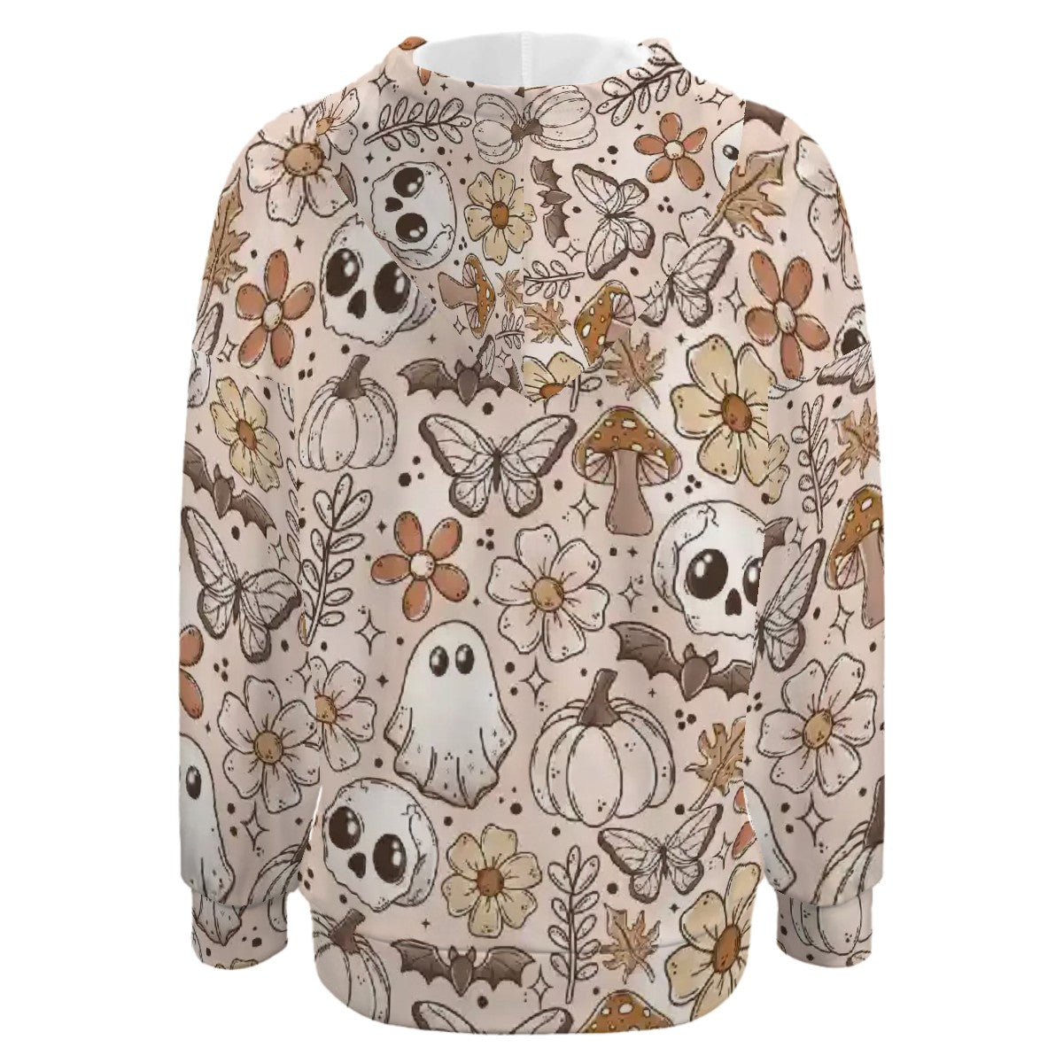 Boho Fall Women's All Over Print Hoodie - Matching Dog Hoodie (optional)