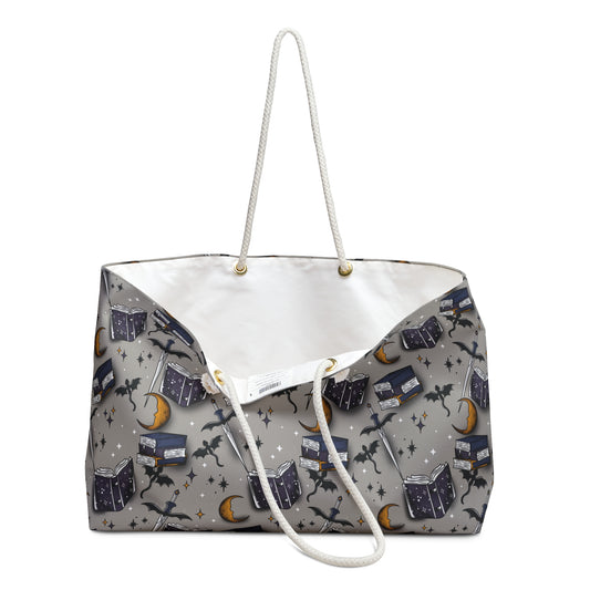 Fantasy Books Weekender Bag - Eco-Friendly Travel Tote