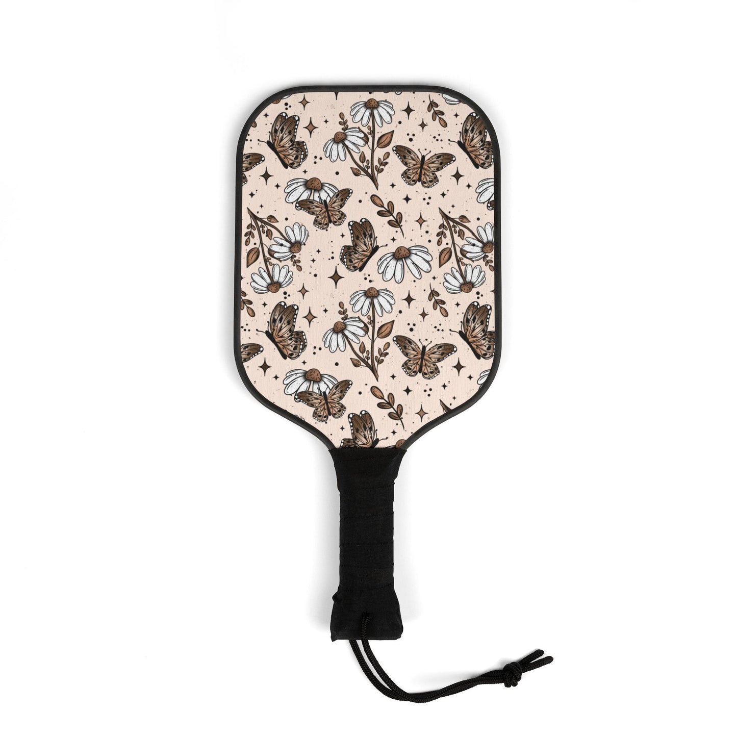 Floral Butterflies Pickleball Paddle Set with Balls
