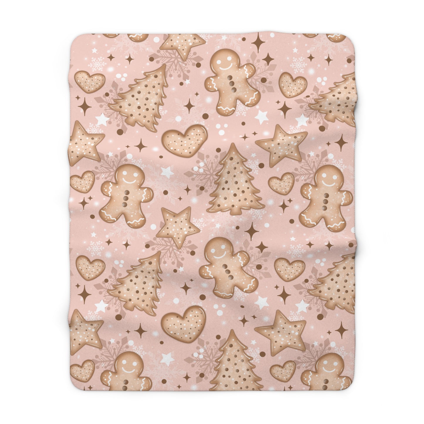 Christmas Cookies Sherpa Fleece Blanket