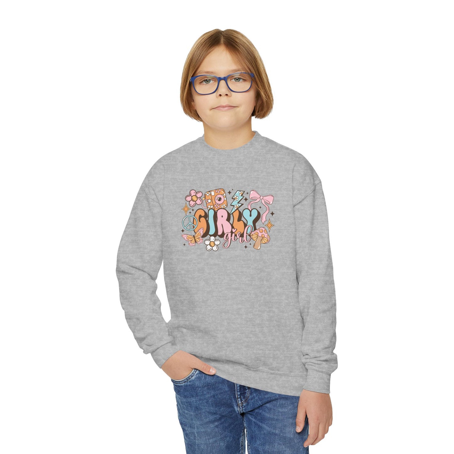 Girly Girl Crewneck Sweatshirt