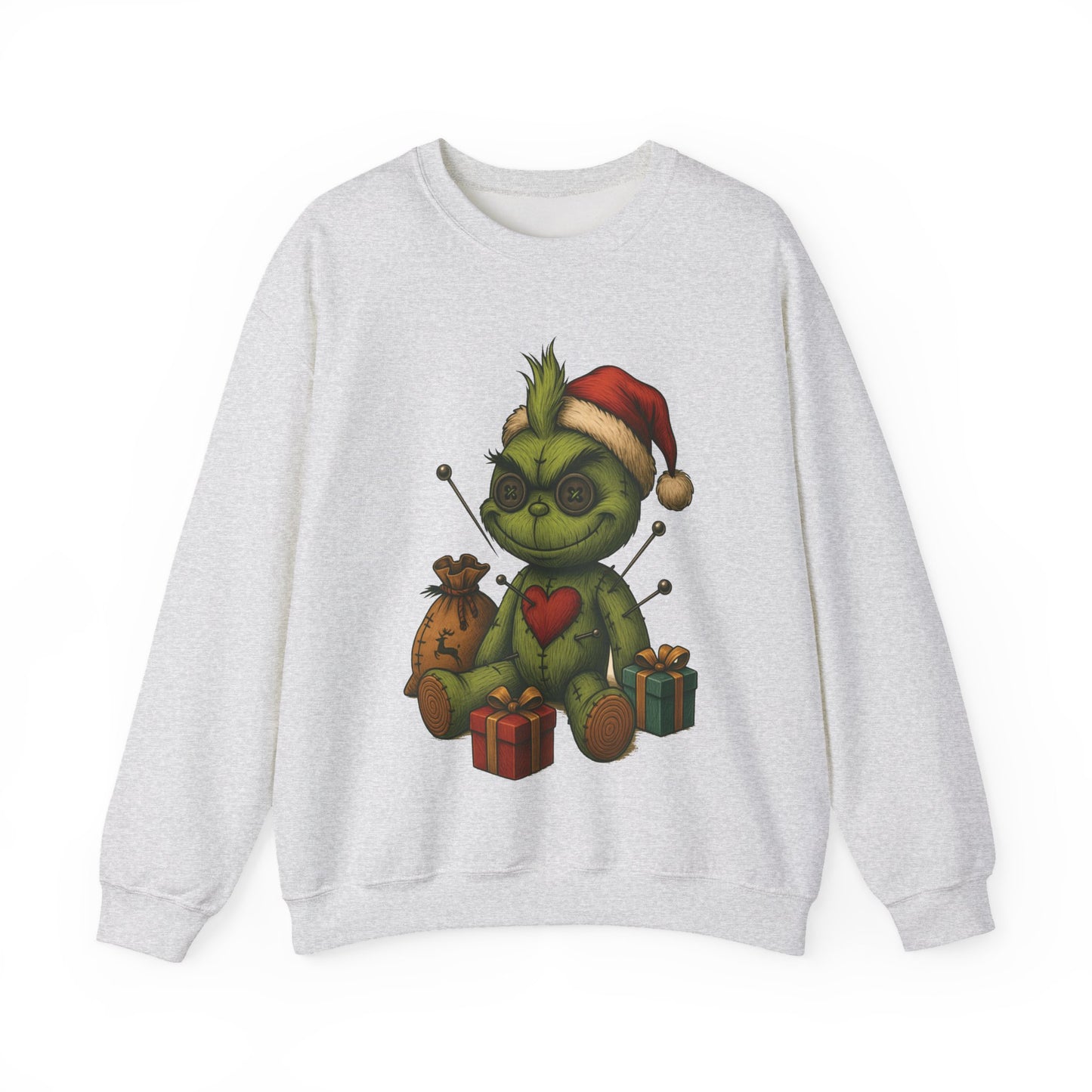 Voodoo Present Stealer Crewneck Sweatshirt, Christmas Sweatshirt, Unisex Pullover, Gift for Friends