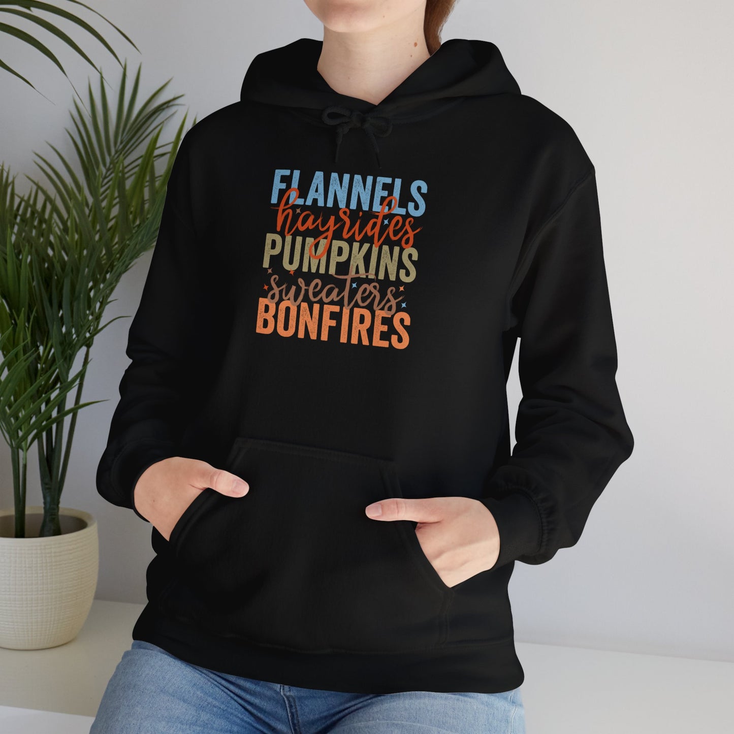 Fall Weather Hooded Sweatshirt