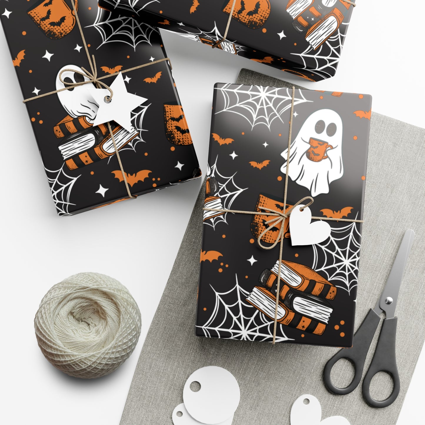 Ghosts and Books Gift Wrap Papers