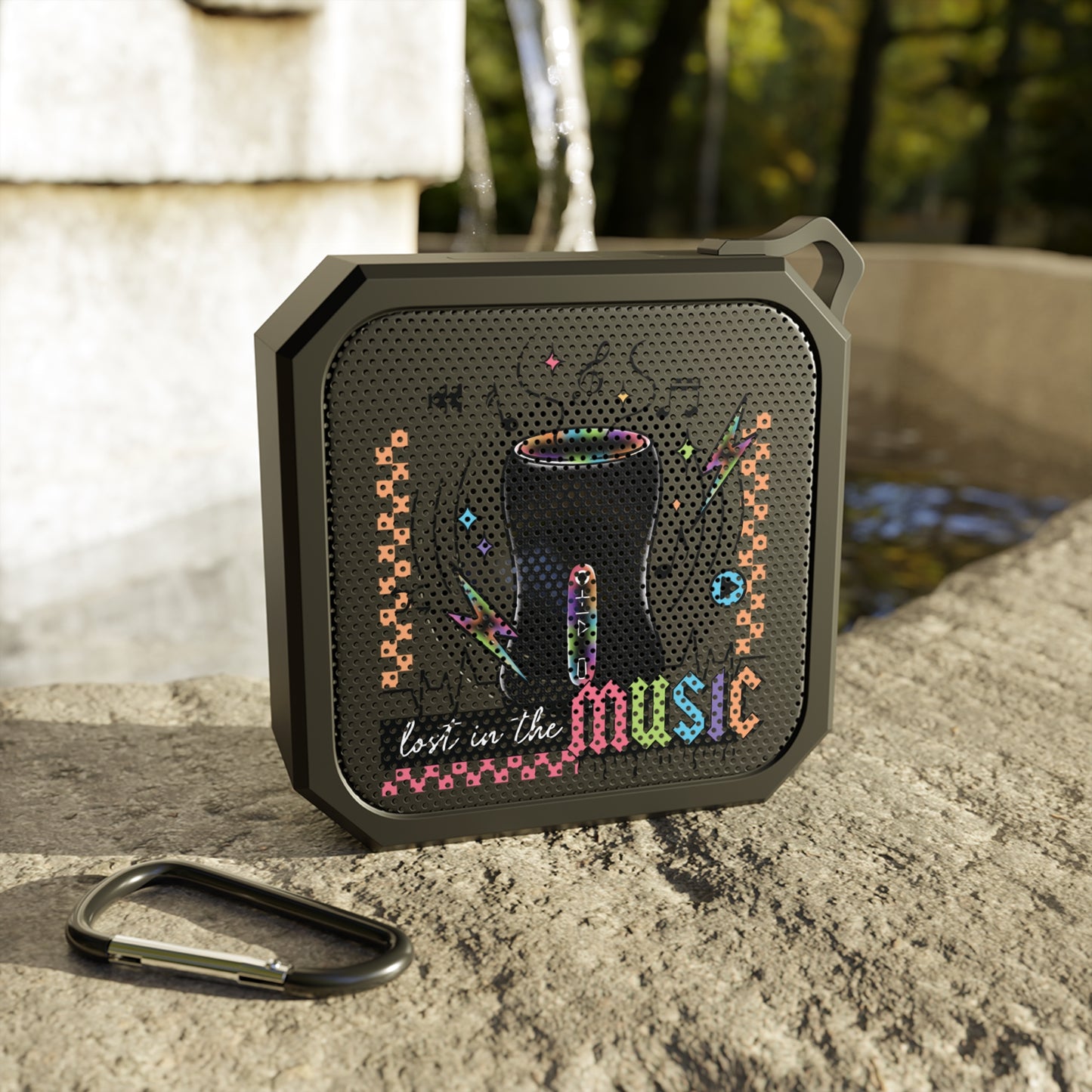 Outdoor Waterproof Bluetooth Speaker - "Lost in the Music" Design