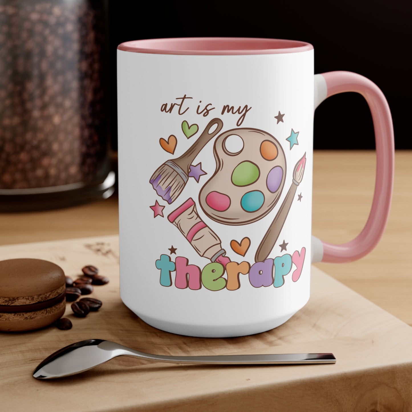 Art is my Therapy 15oz Mug