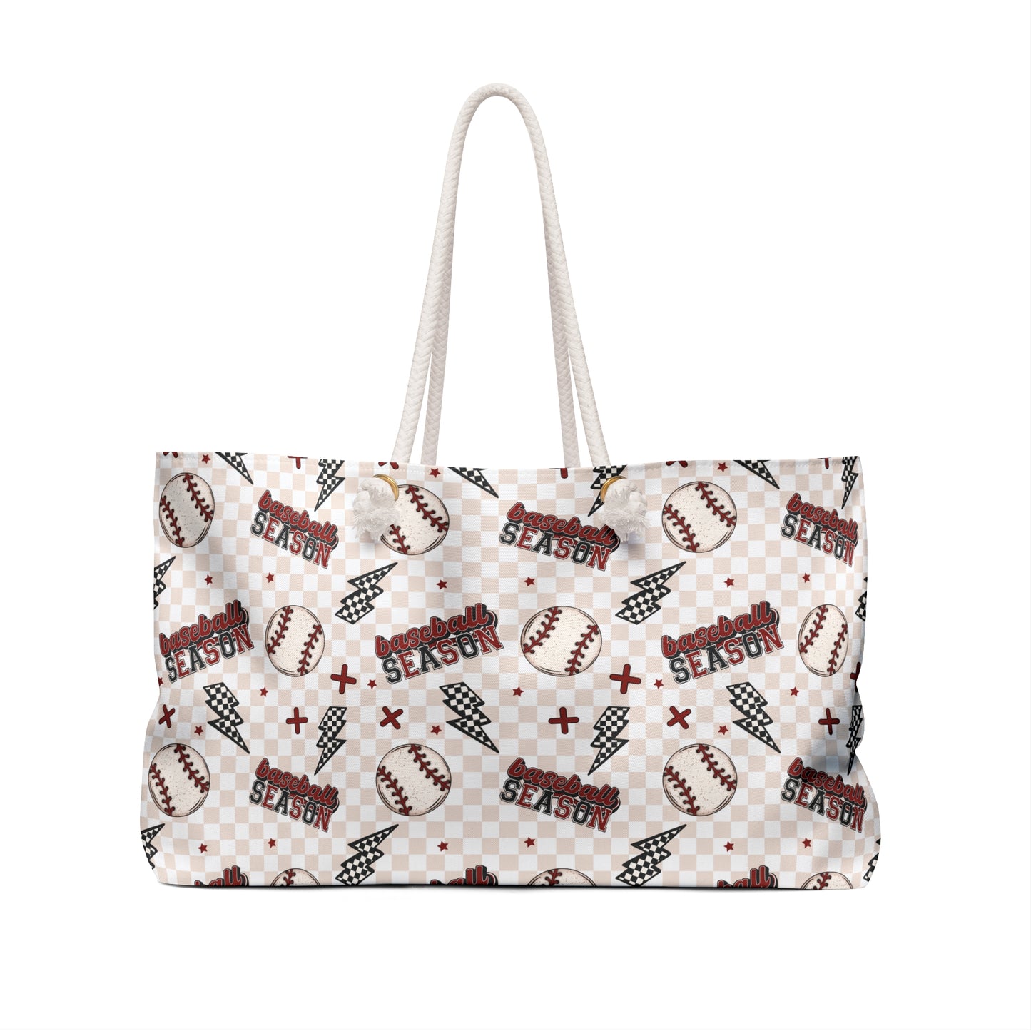 Baseball Season Weekender Bag - Eco-Friendly Travel Tote
