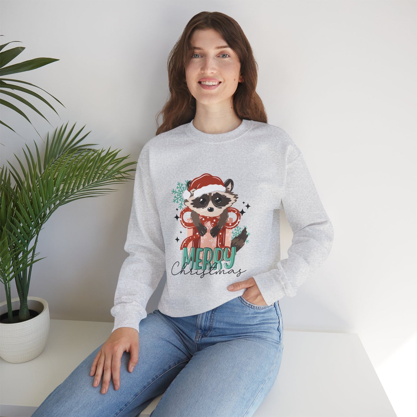 Feral Merry Christmas Crewneck and 40oz Insulated Tumblr Bundle