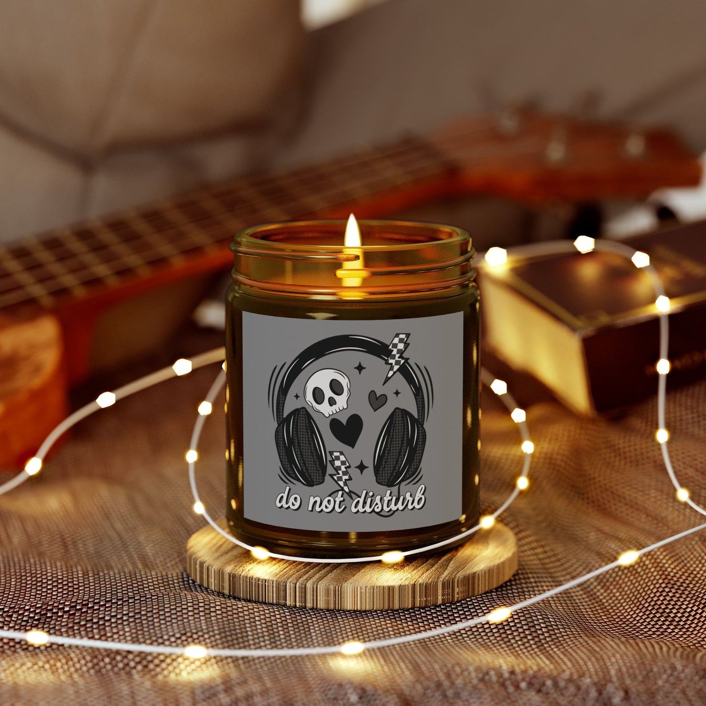 Do Not Disturb Scented Candle – Coconut Apricot Wax (9oz)