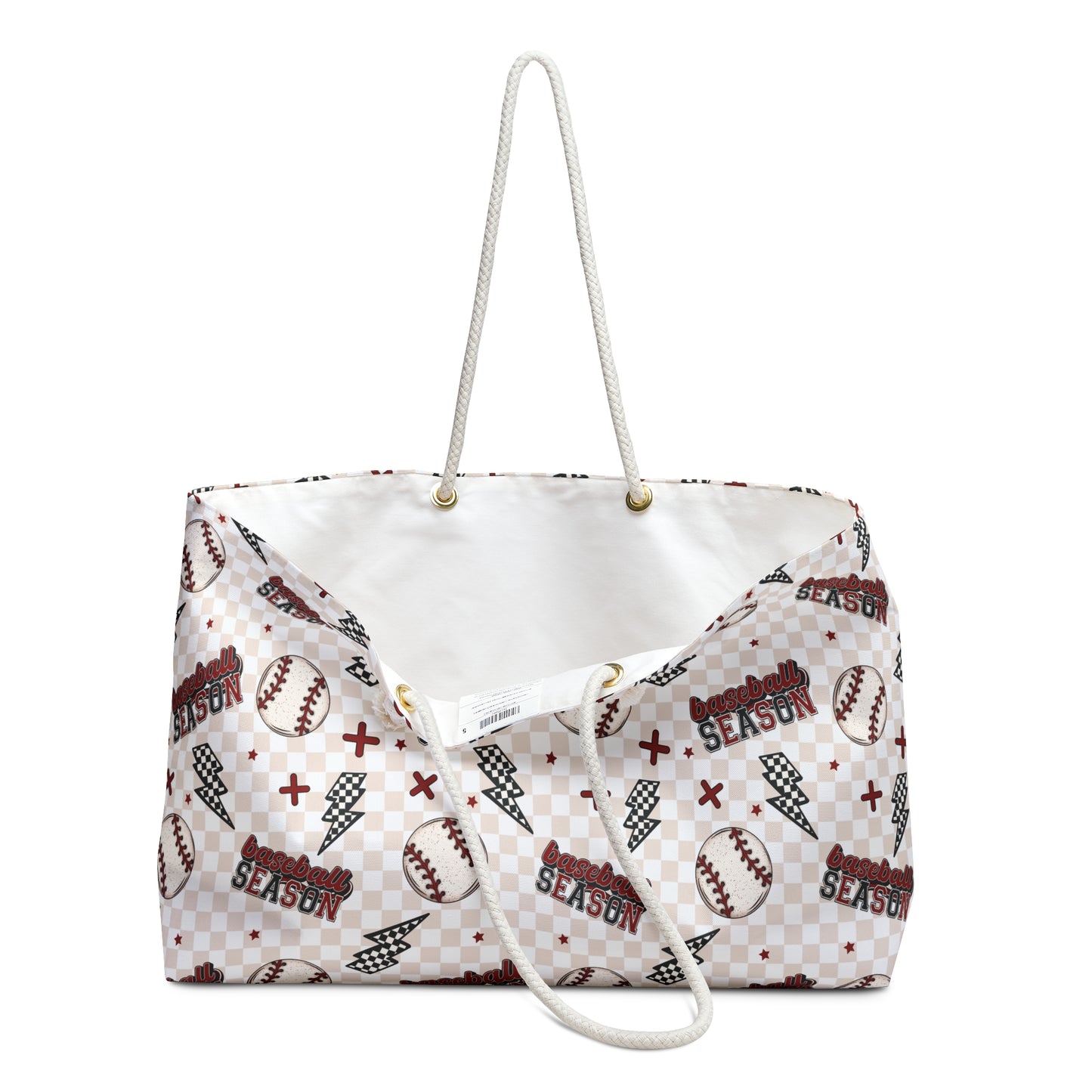 Baseball Season Weekender Bag - Eco-Friendly Travel Tote