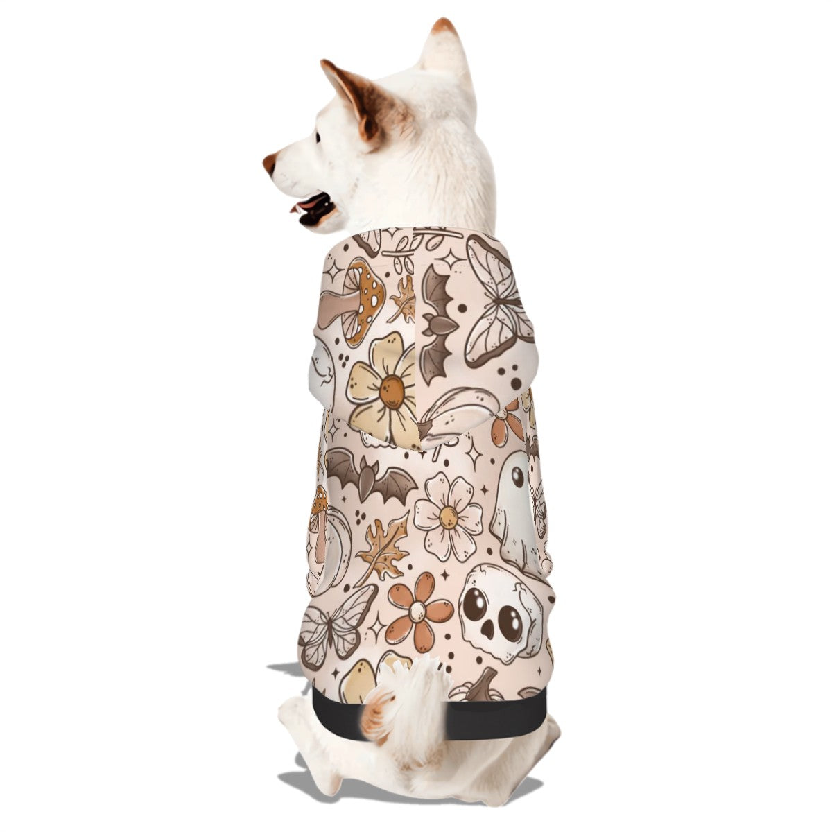 Boho Fall Small Dog Hoodie - Boho Fall Women's All Over Print Hoodie (optional)