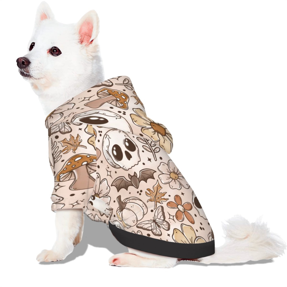 Boho Fall Small Dog Hoodie - Boho Fall Women's All Over Print Hoodie (optional)