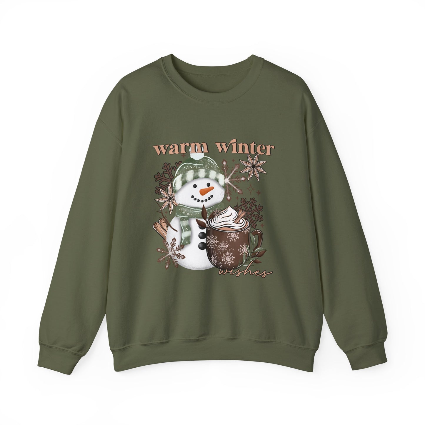 Warm Wishes Snowman Crewneck and 40oz Insulated Tumblr Bundle