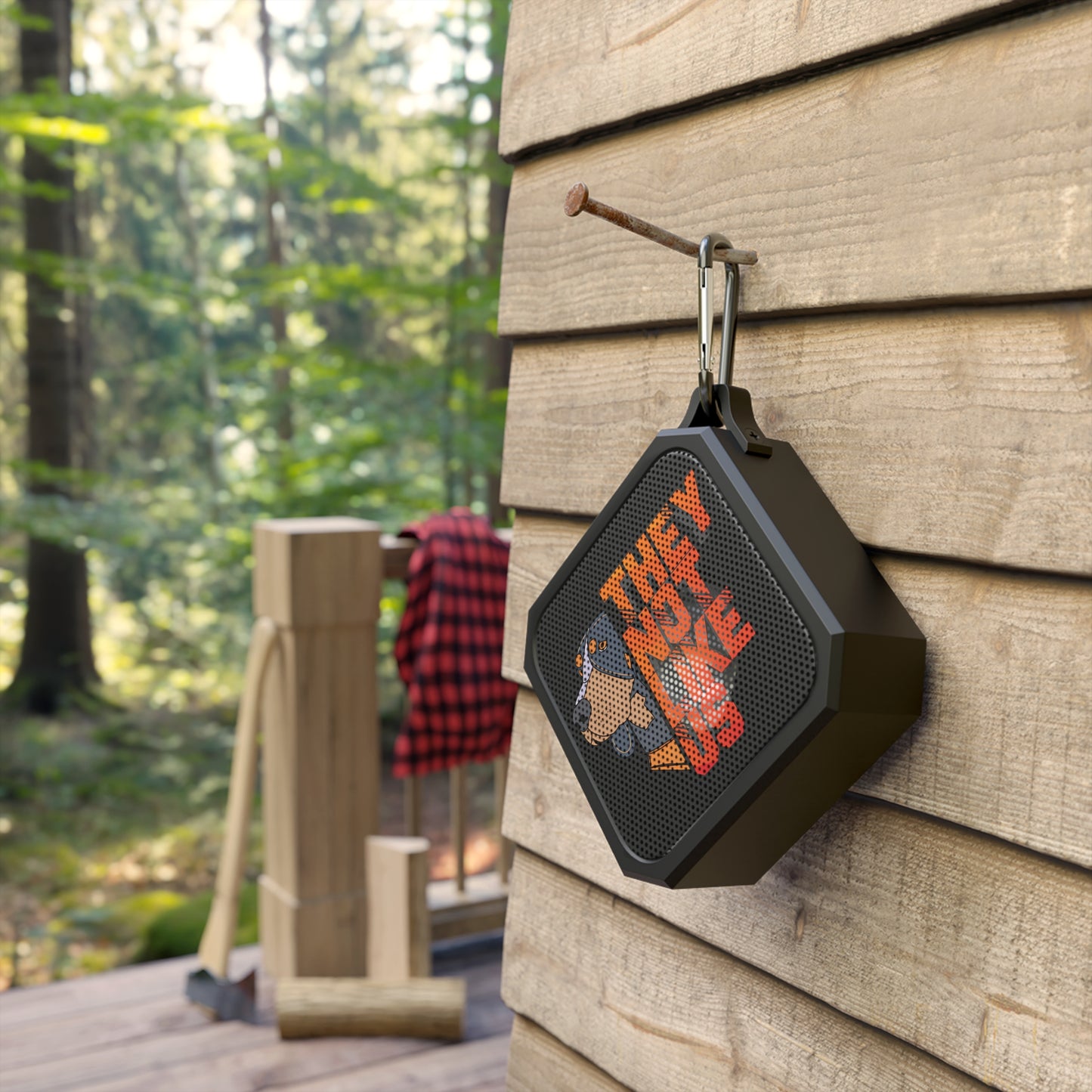 Outdoor Waterproof Bluetooth Speaker - "They Not Like Us" Design